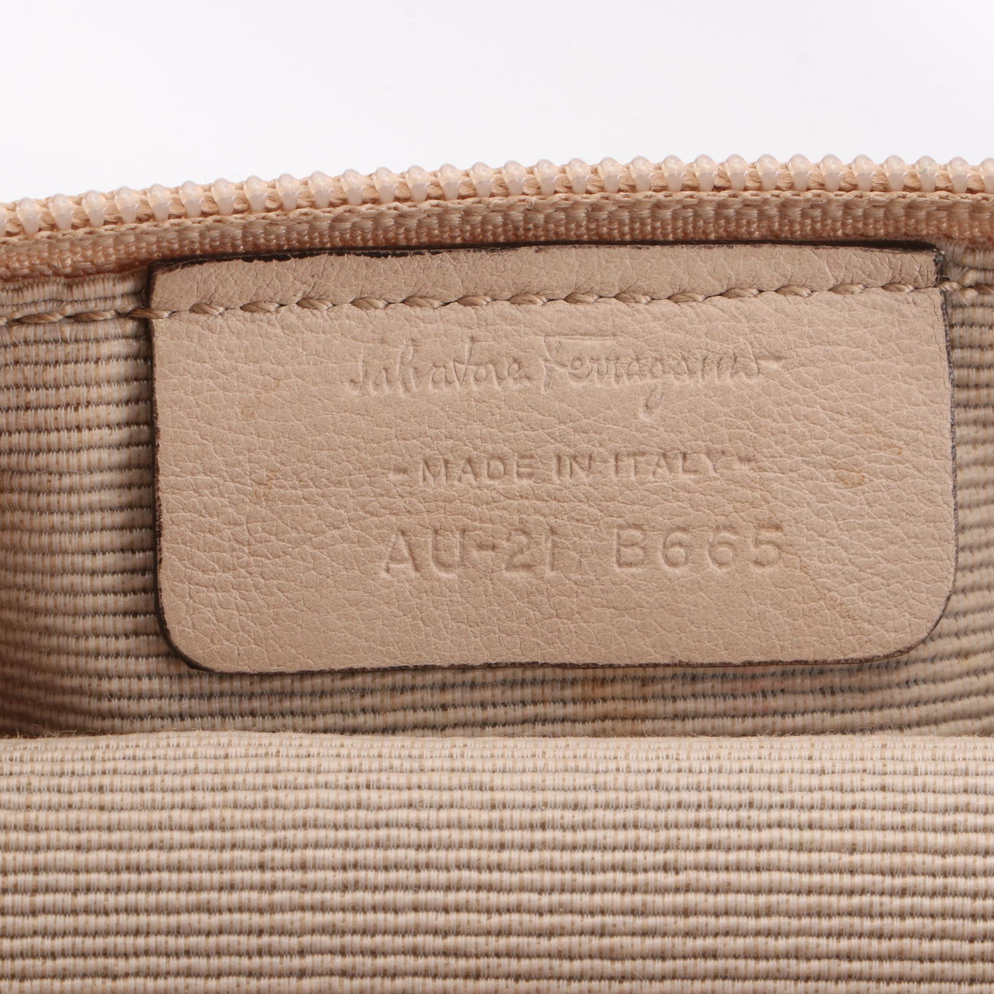 Salvatore Ferragamo Vara Bow Shoulder Bag in Calfskin Leather