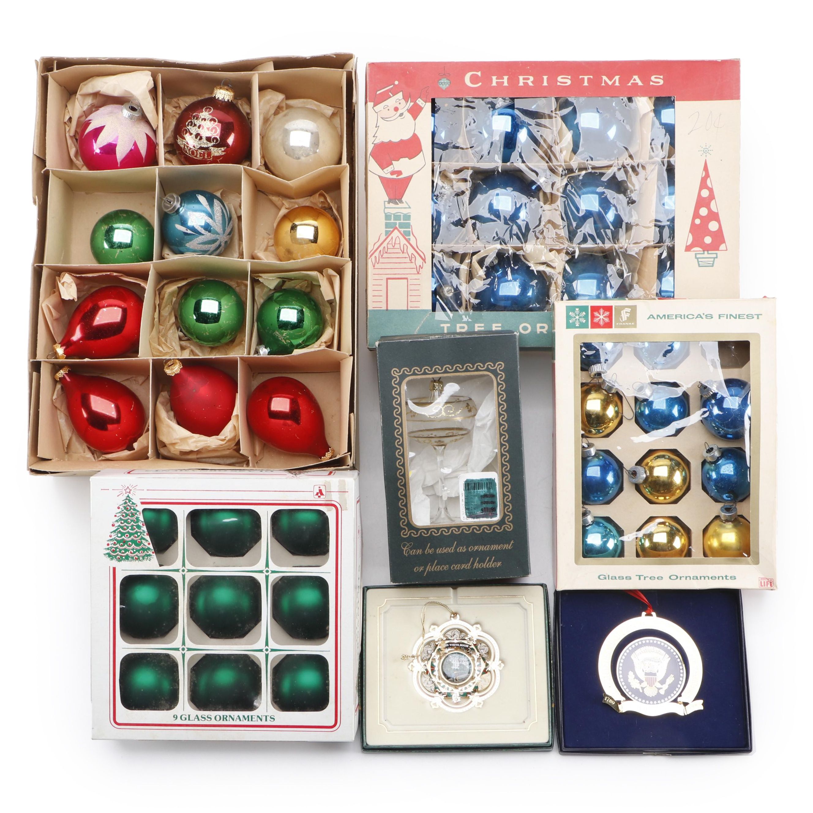 The White House Annual Ornaments With Other Glass Tree Ornaments