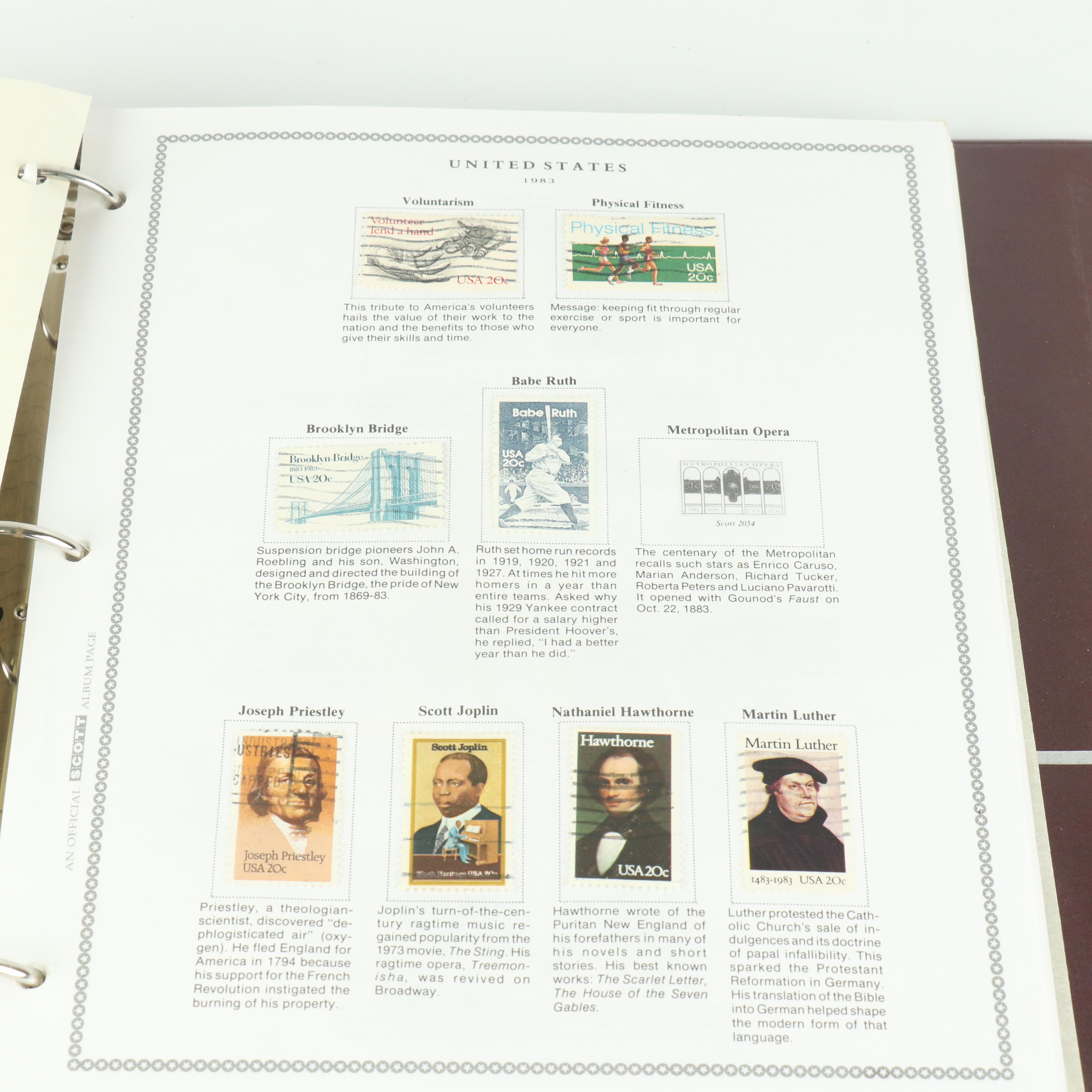 Collection of United States Postage Stamps