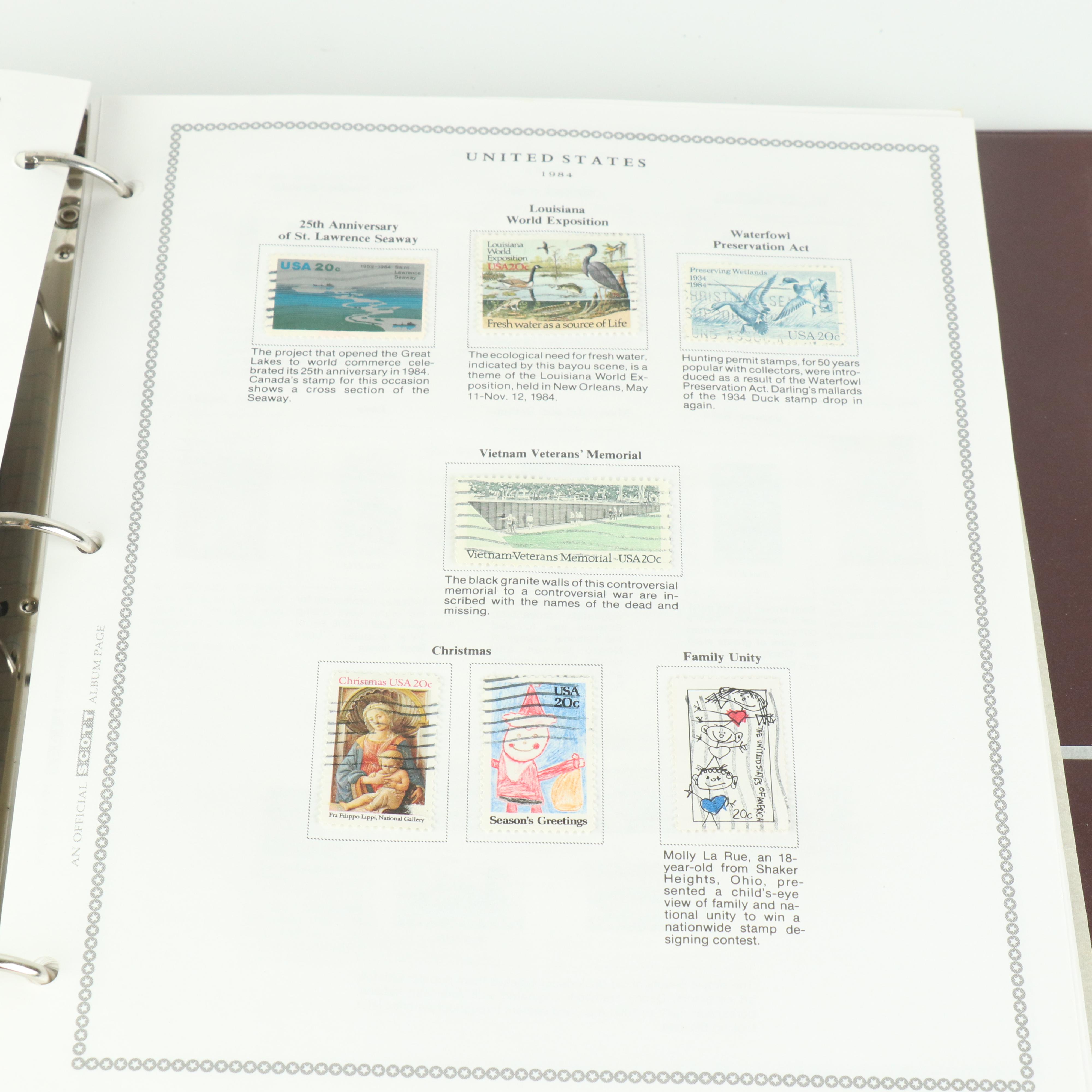 Collection of United States Postage Stamps