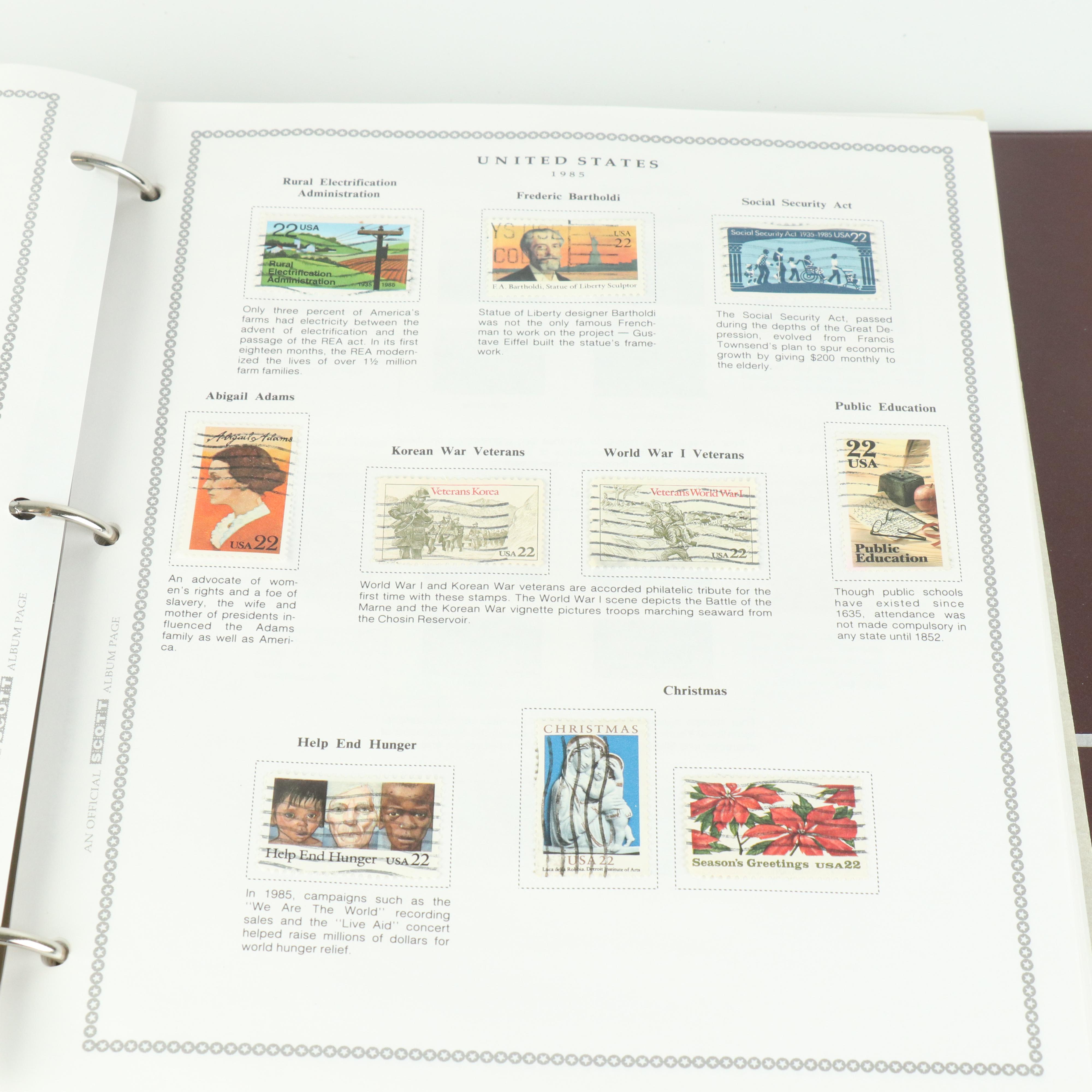 Collection of United States Postage Stamps