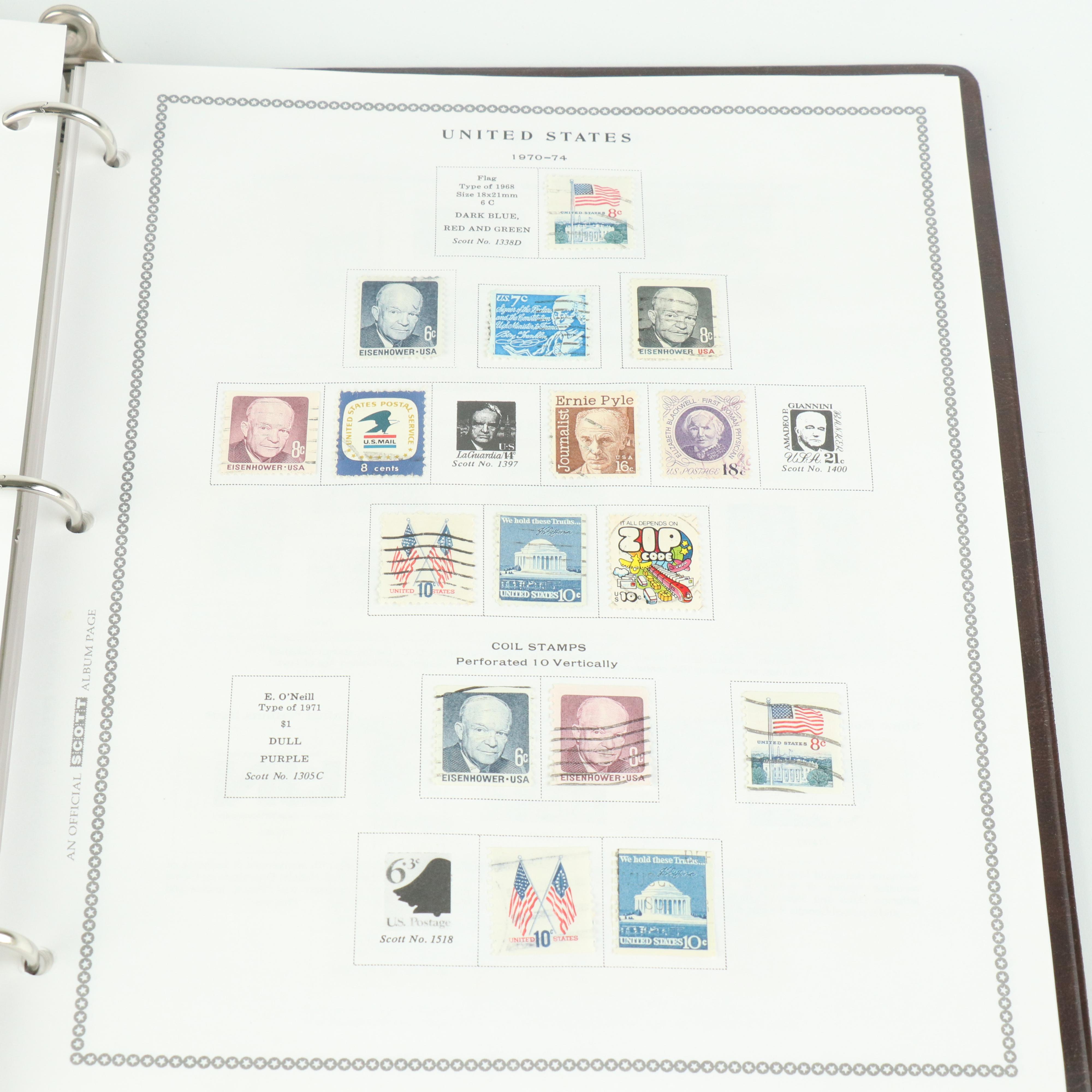 Collection of United States Postage Stamps