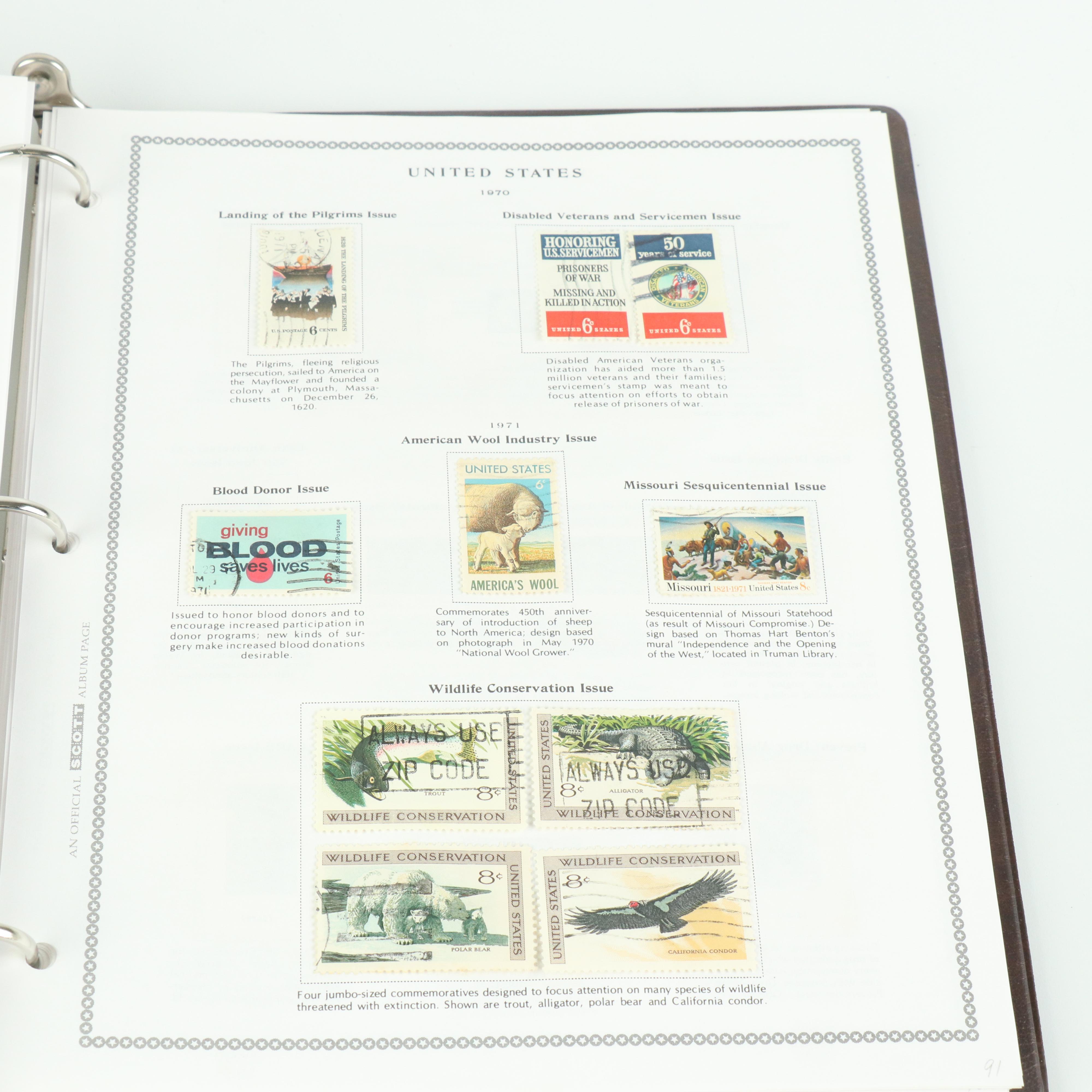 Collection of United States Postage Stamps