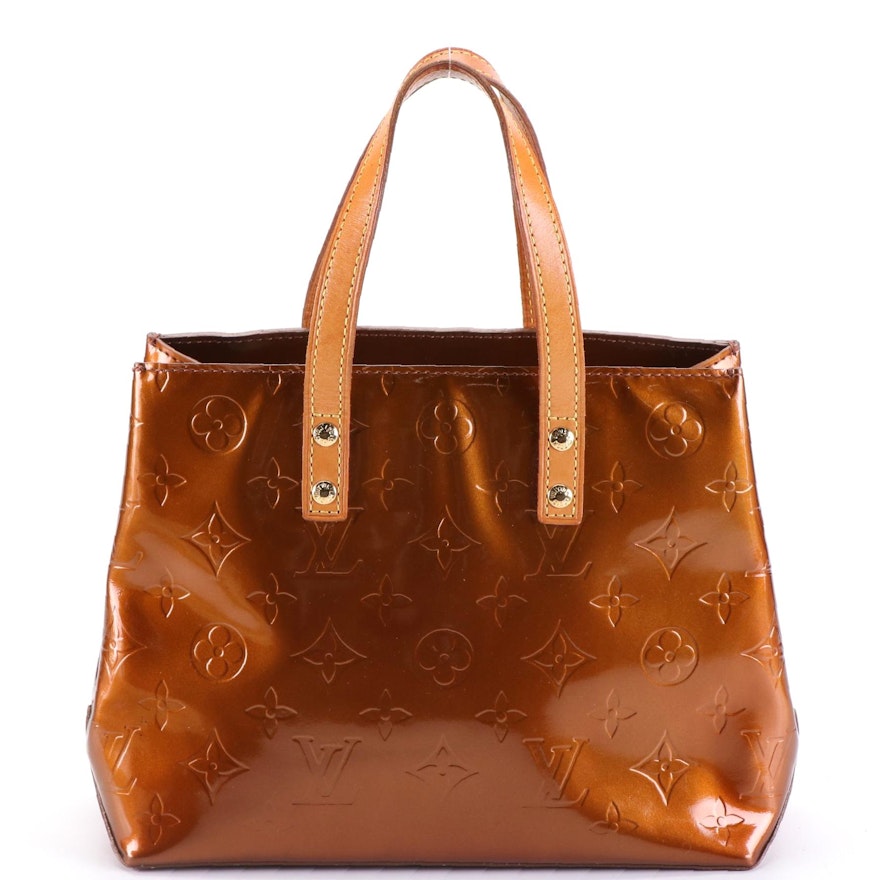 Louis Vuitton Reade PM Bag in Bronze Monogram Vernis