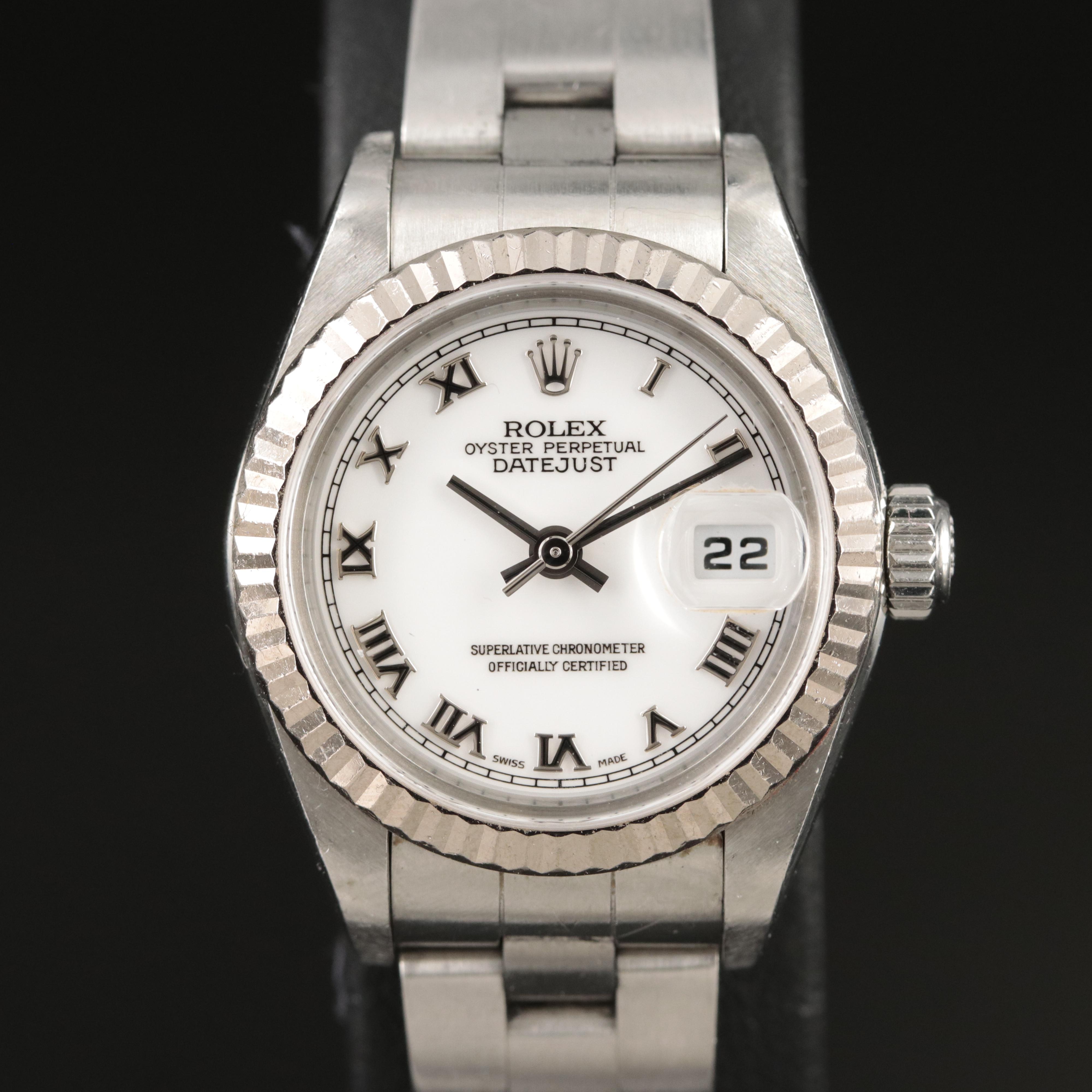 2002 Rolex Oyster Perpetual Datejust Watch