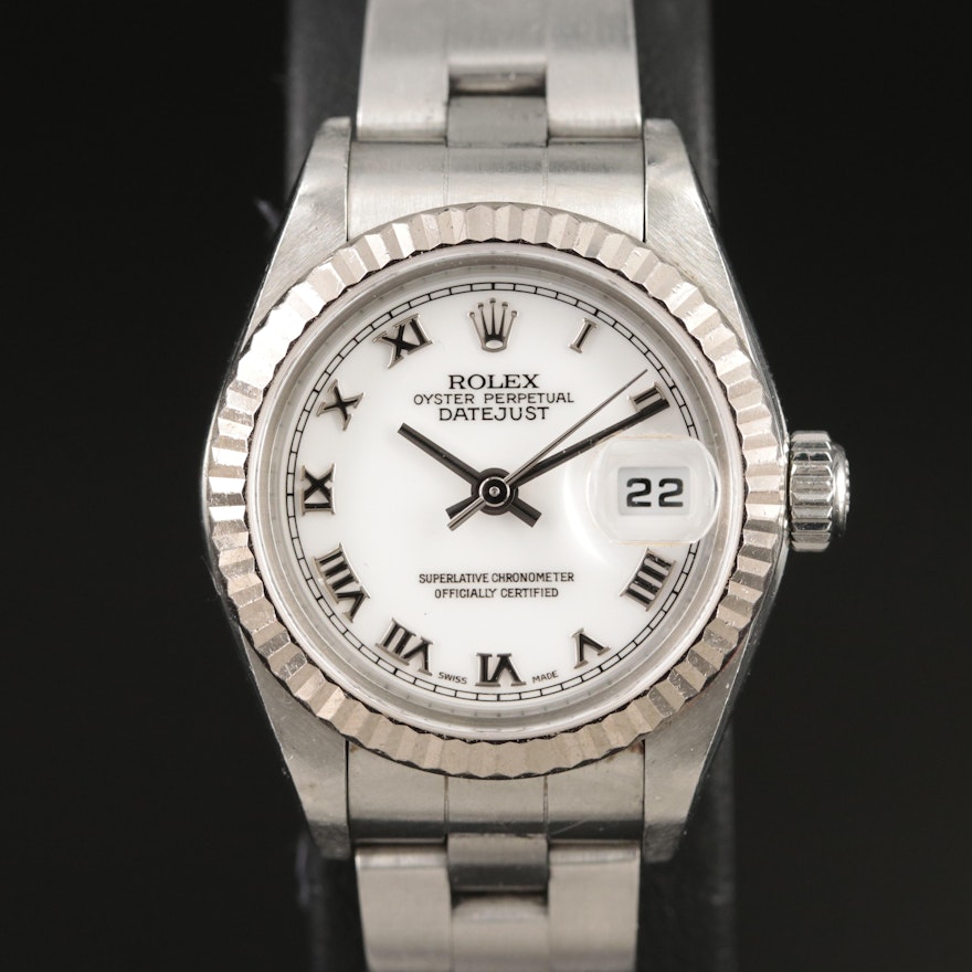 2002 Rolex Oyster Perpetual Datejust Wristwatch