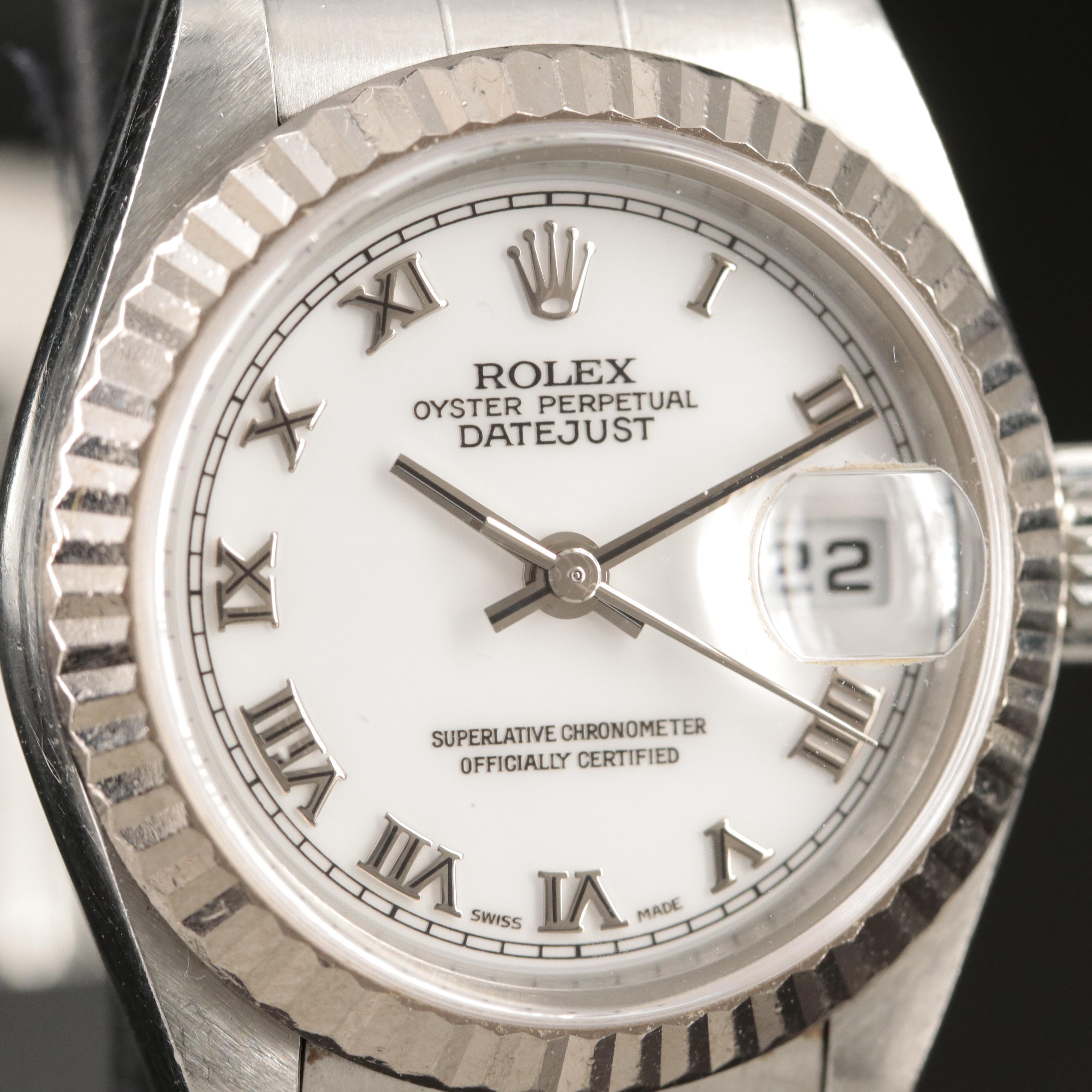 2002 Rolex Oyster Perpetual Datejust Watch