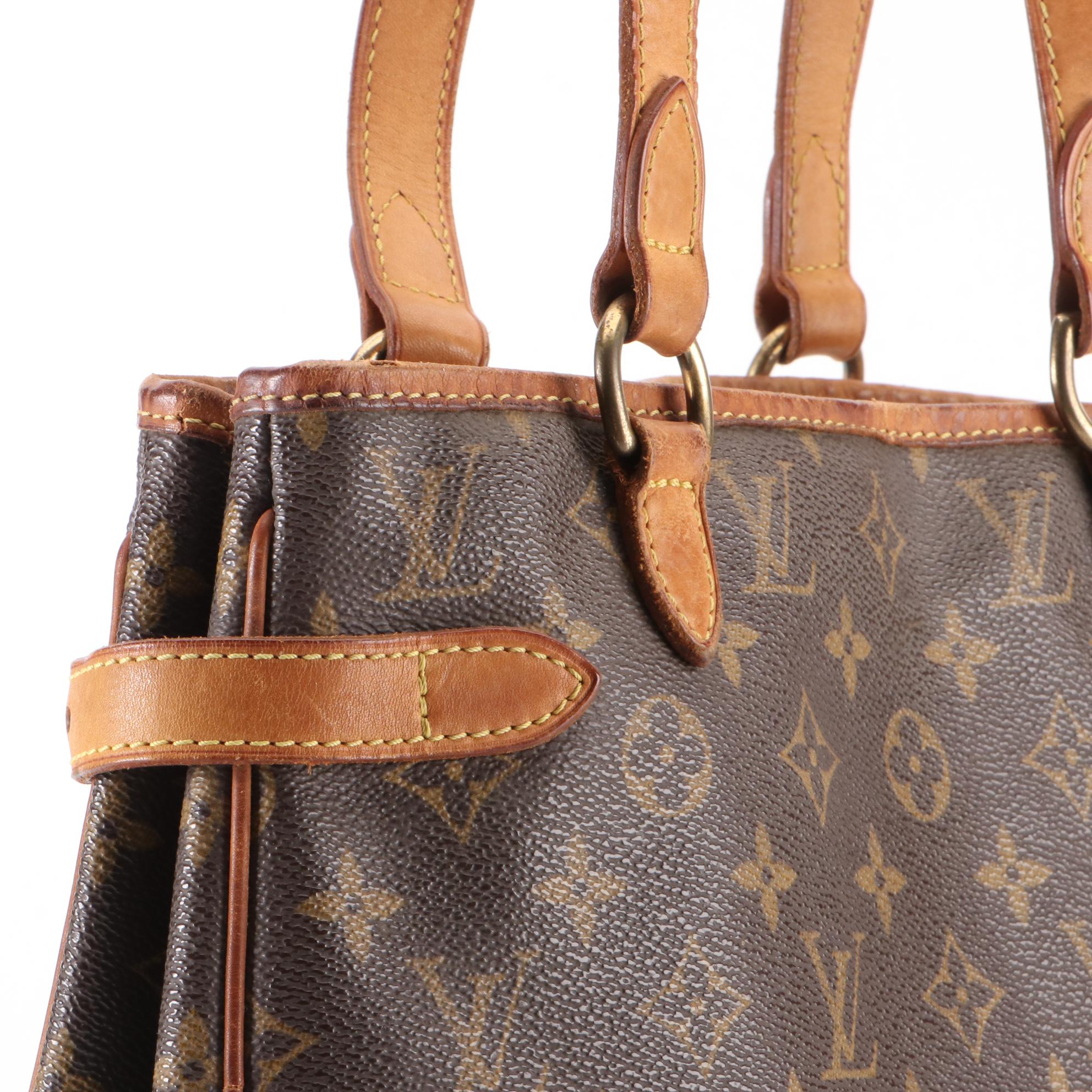 Louis Vuitton Batignolles Vertical Bag in Monogram Canvas and Leather