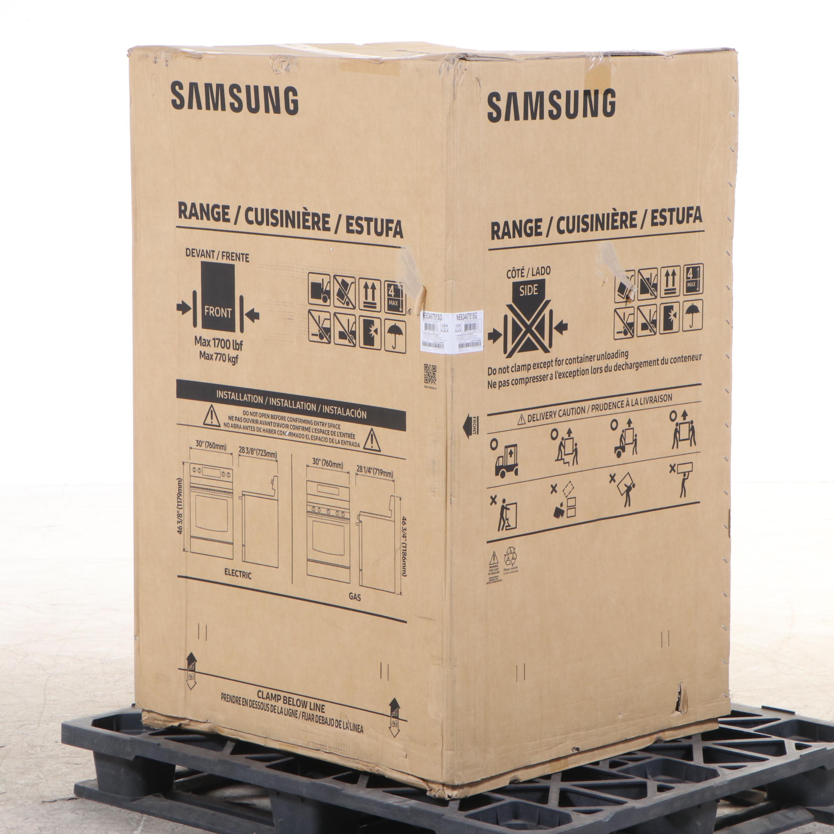 Samsung 6.3 Cu. Ft. Stainless Steel Smart Freestanding Electric Range