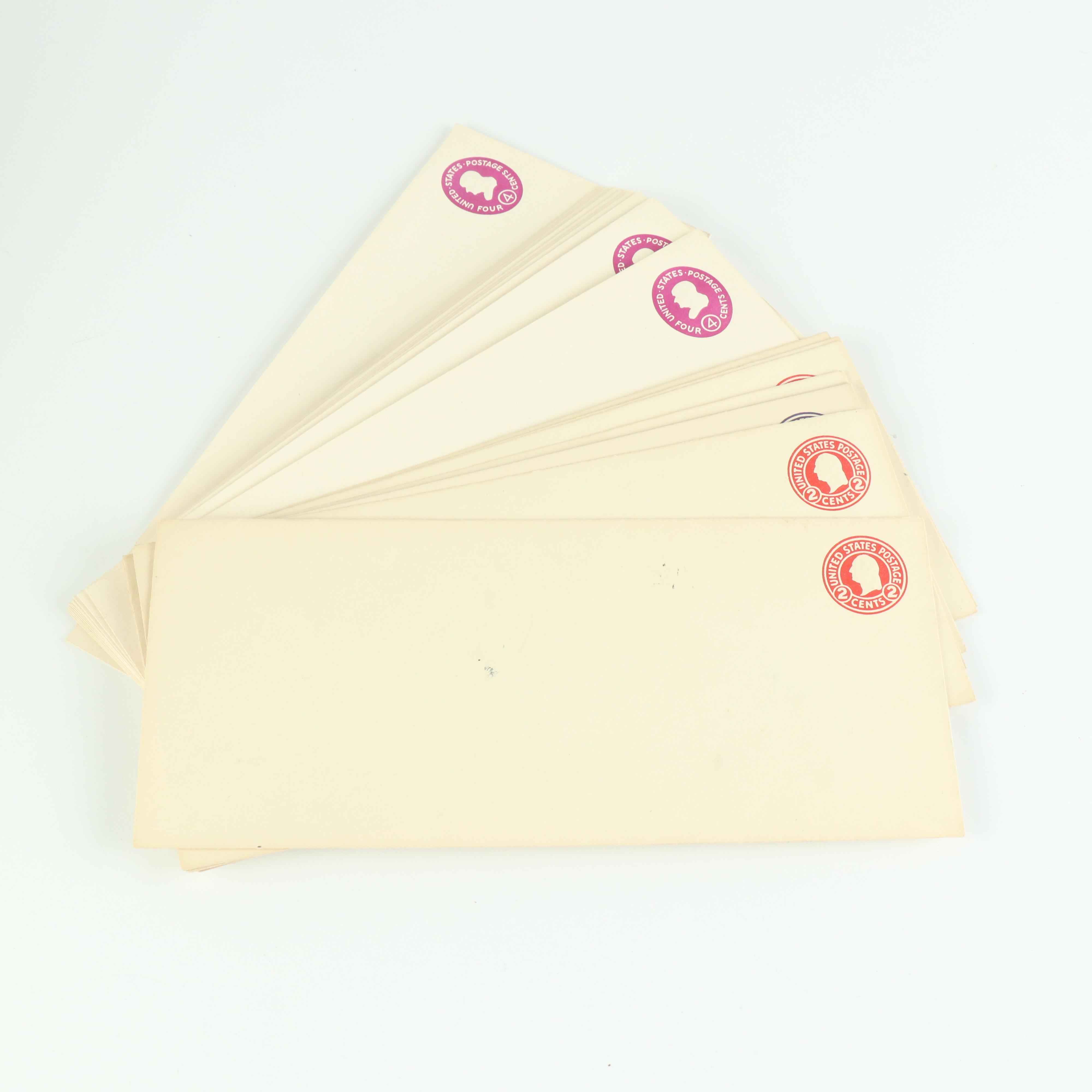 Large Assortment of Vintage Postage Paid Envelopes and More