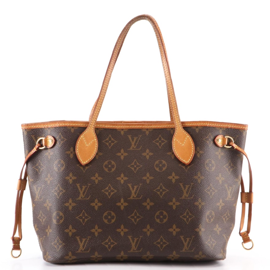 Louis Vuitton Neverfull PM Tote in Monogram Canvas and Leather