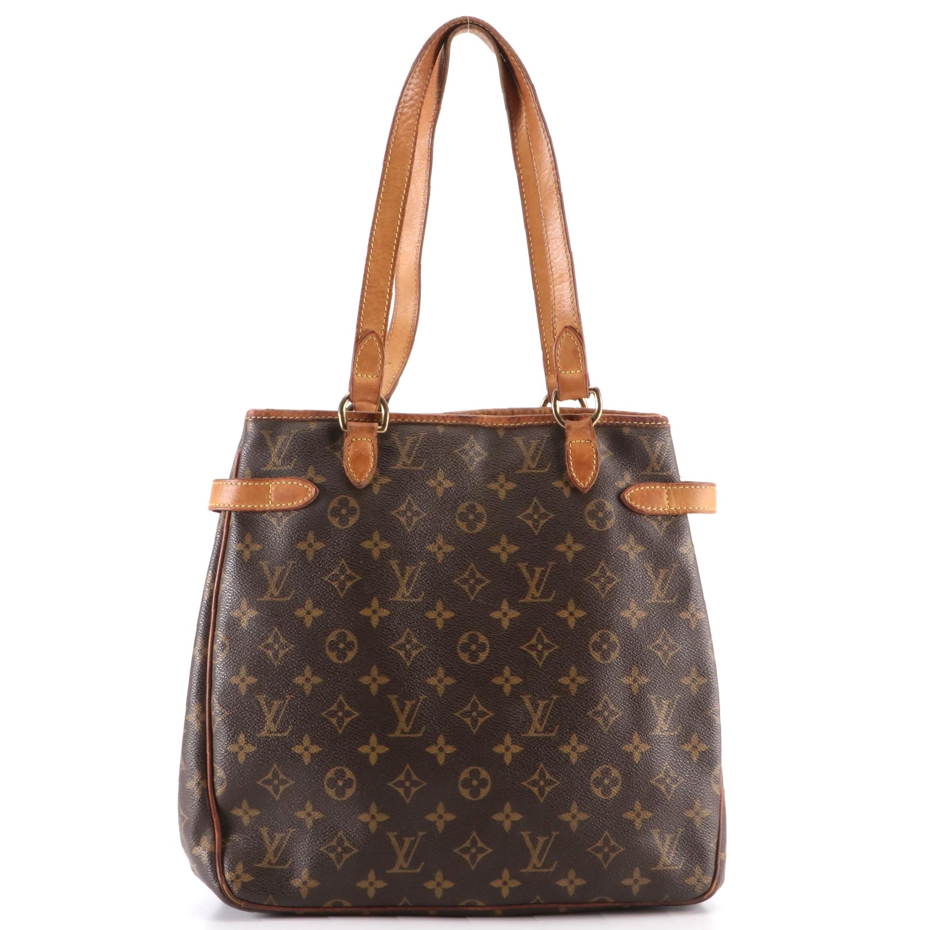 Louis Vuitton Batignolles Vertical Bag in Monogram Canvas and Leather