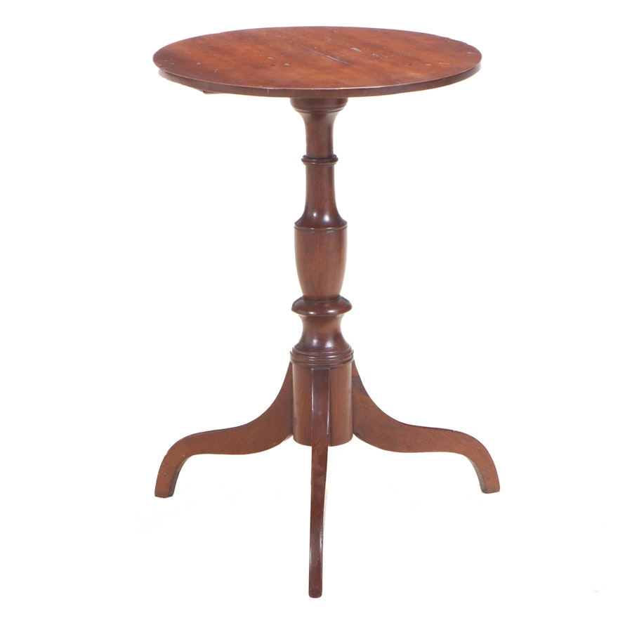American Walnut Candlestand, Early to Mid-19th Century