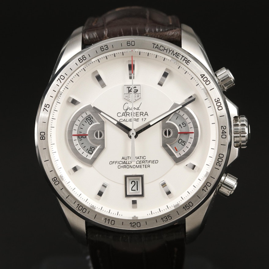 TAG Heuer Grand Carrera Chronograph 43mm Automatic Wristwatch