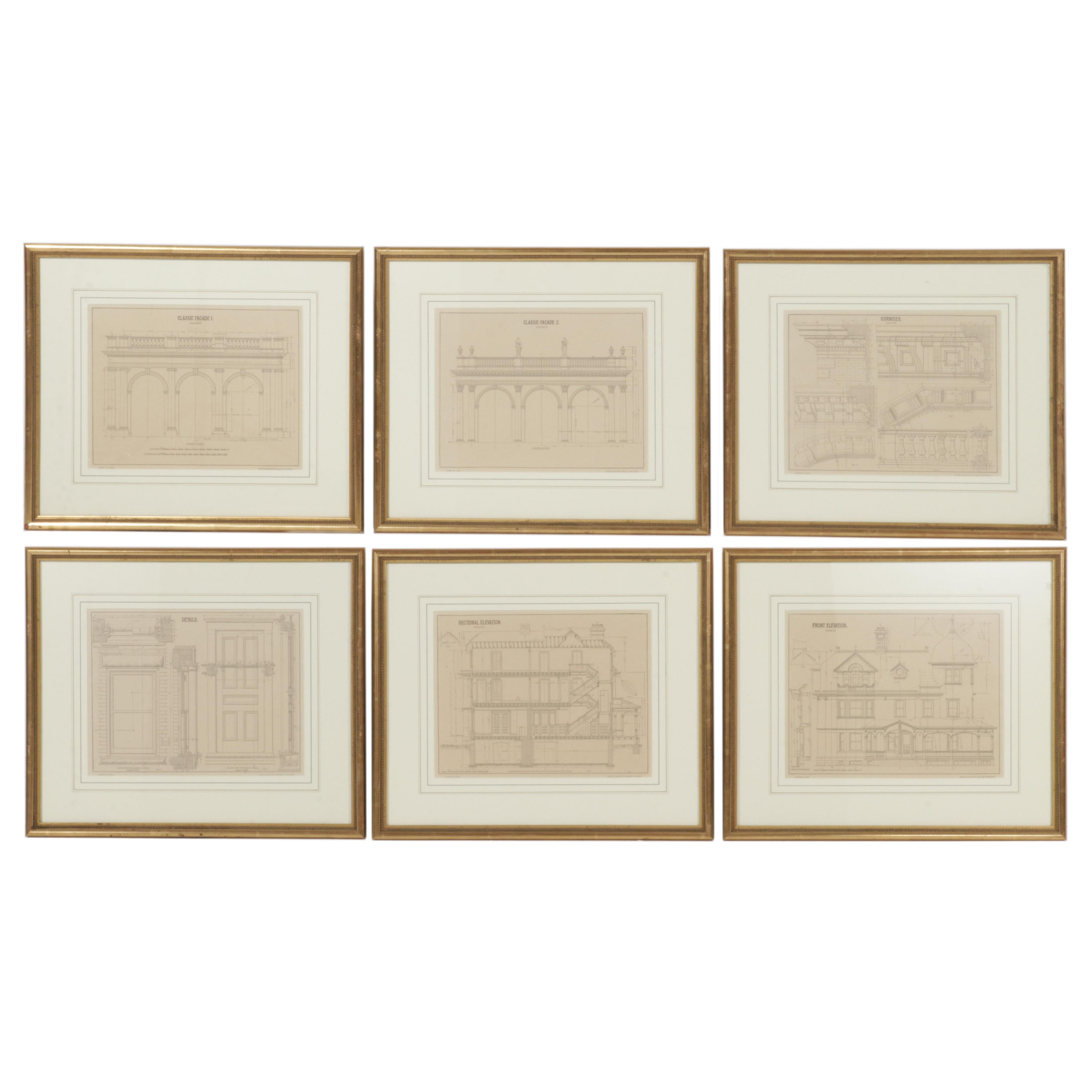 John Smith Architectural Lithographs