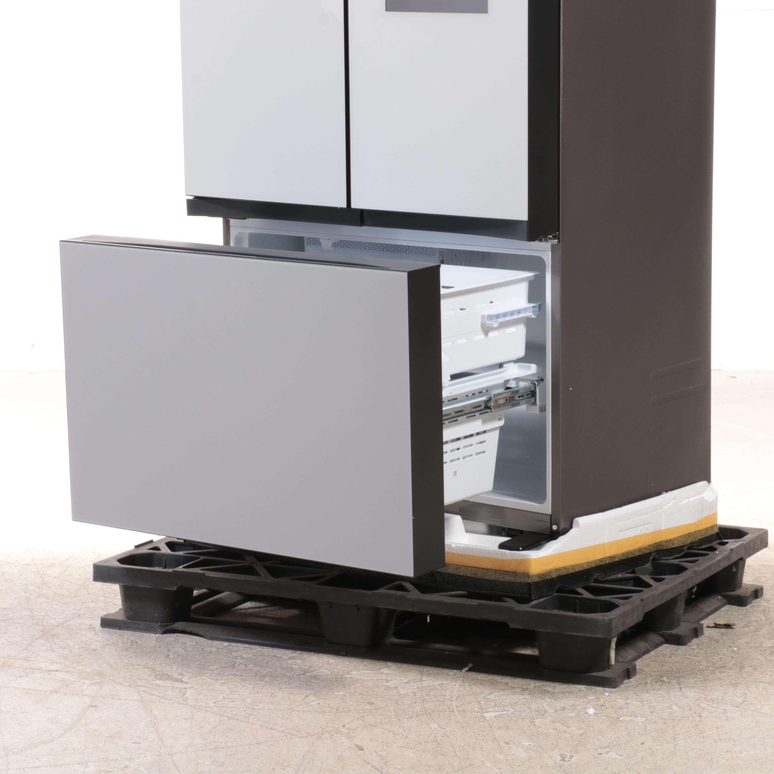 Samsung 24 Cu. Ft. Stainless Steel Bespoke Three-Door French Door Refrigerator