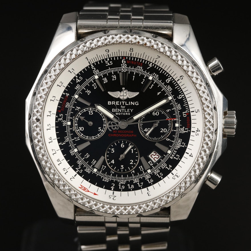 Breitling for Bentley Motors Special Edition Chronograph Automatic Wristwatch