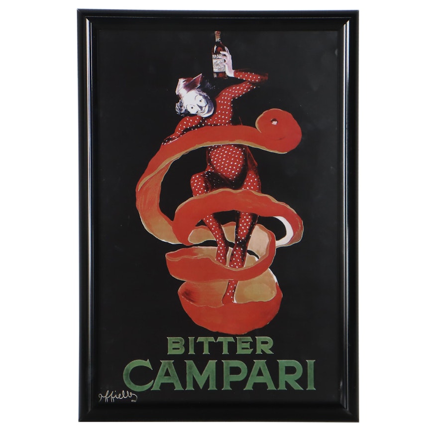 Offset Lithograph After Leonetto Cappiello "Bitter Campari"