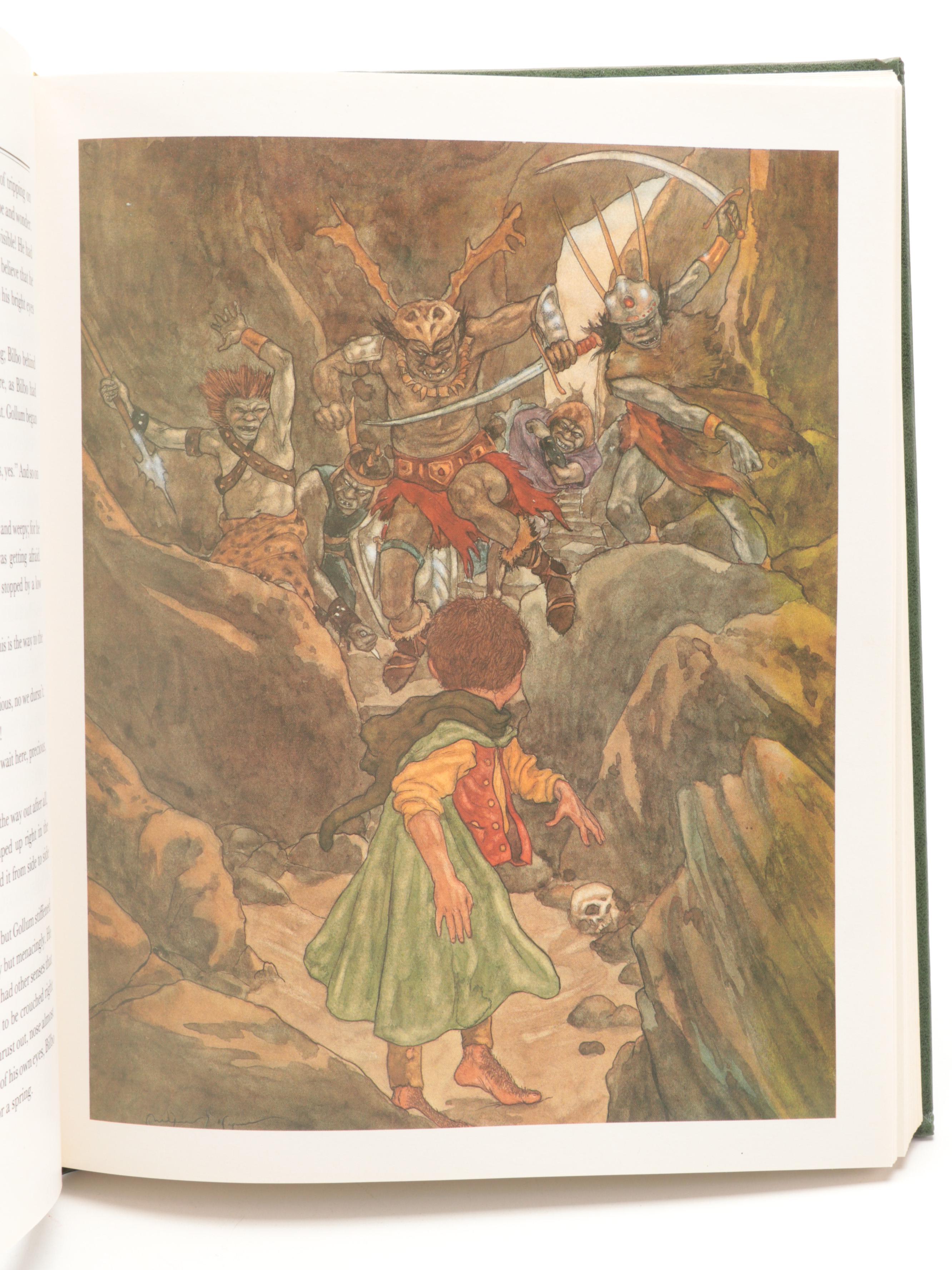 First Illustrated Edition "The Hobbit" by J. R. R. Tolkien, 1984