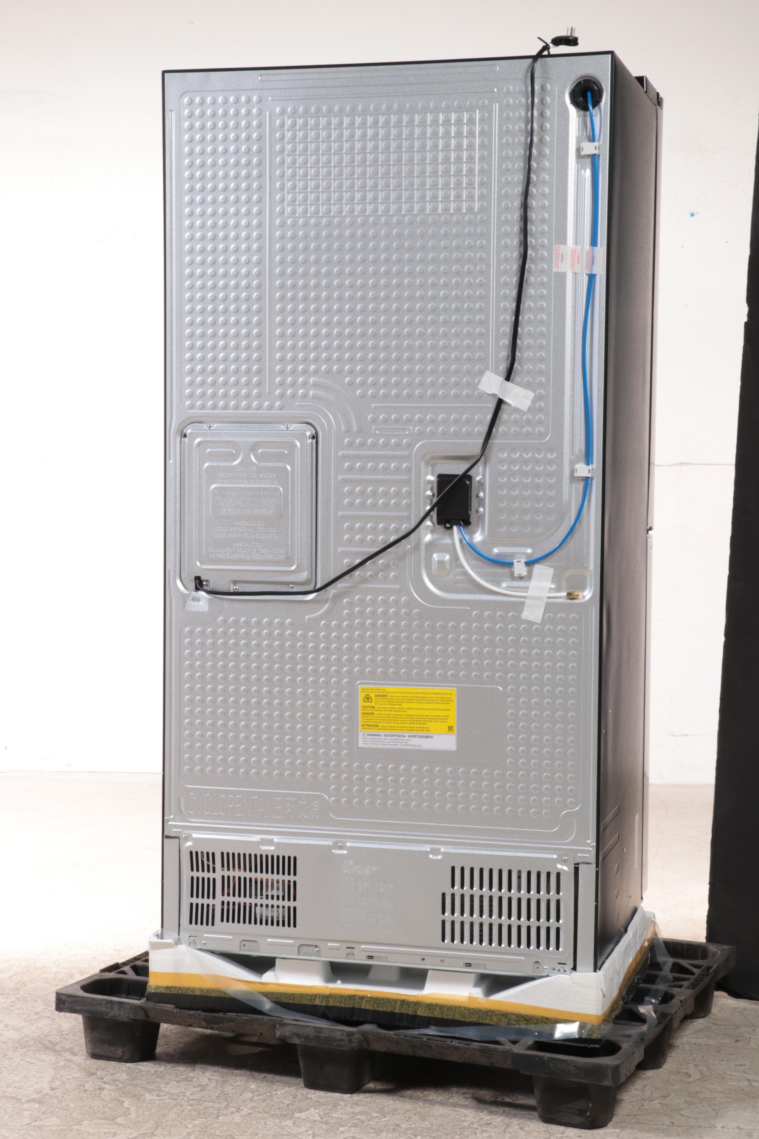 Samsung 23 Cu. Ft. Black Stainless Smart Counter Depth Four-Door Refrigerator