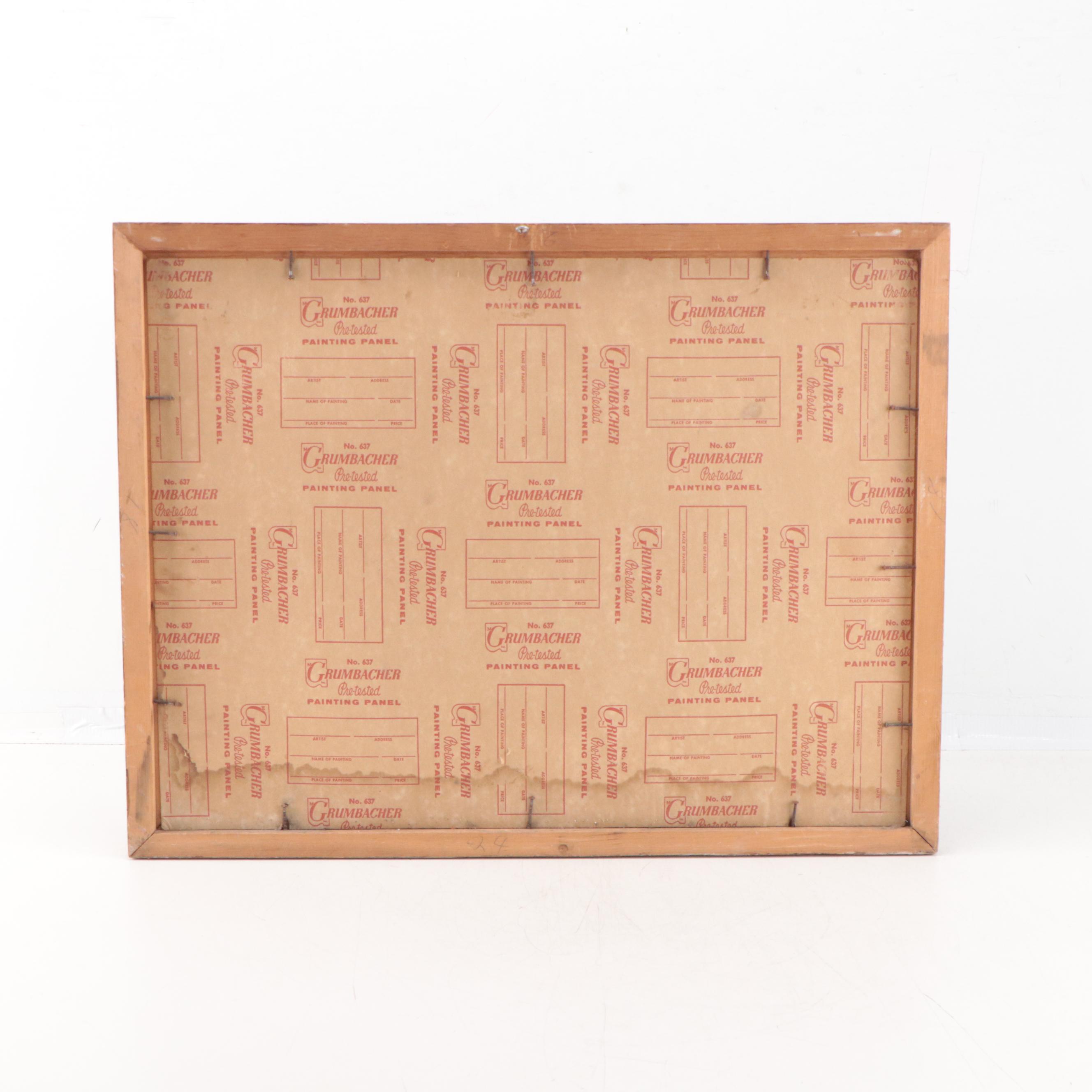 Acrylic Painting of Cartoon-Style Children