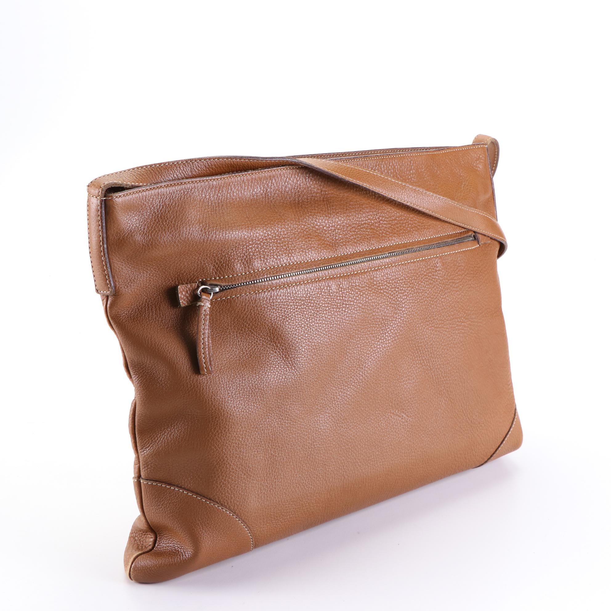 Prada Grained Leather Shoulder Bag