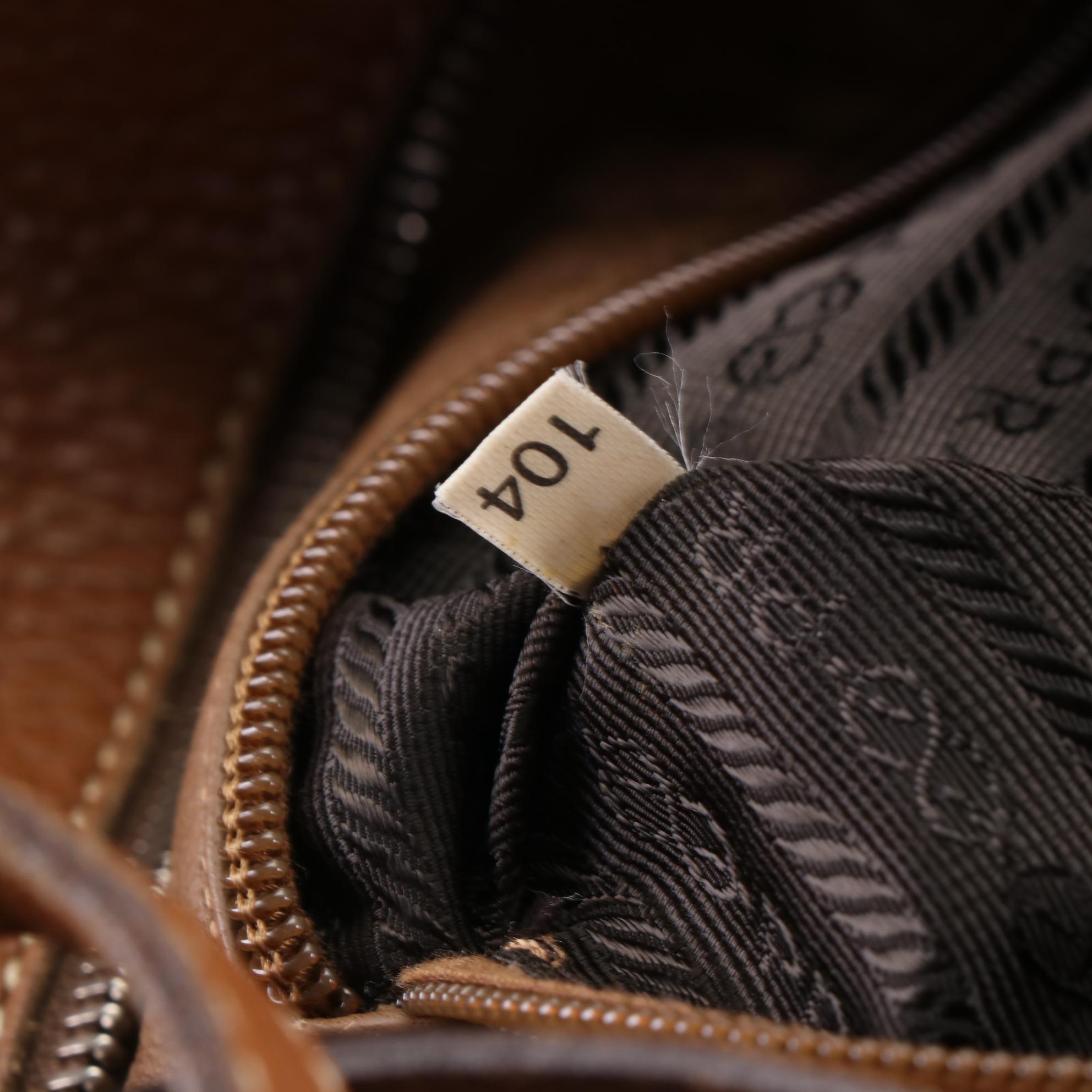 Prada Grained Leather Shoulder Bag