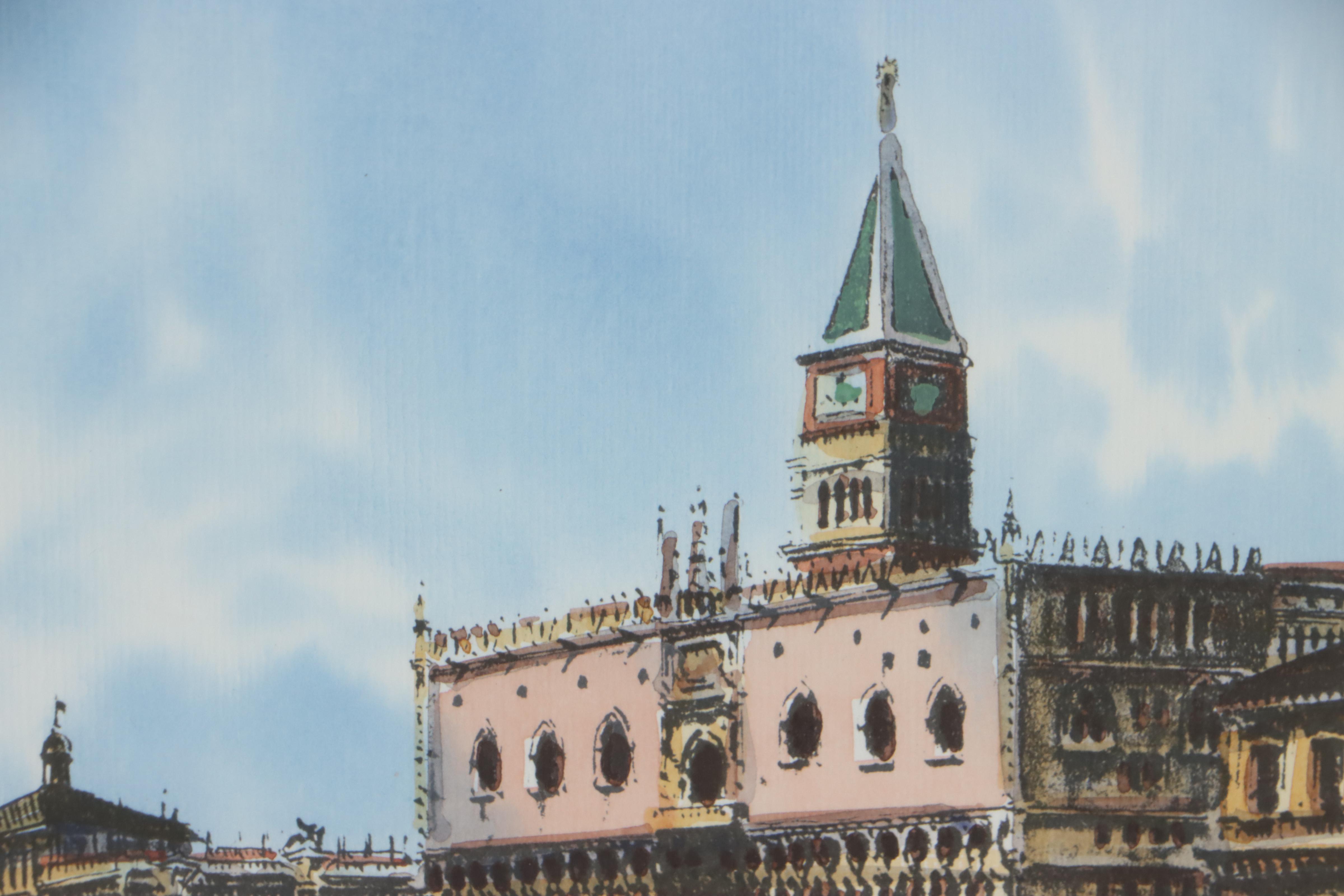 Watercolor Painting of Venice, 2000