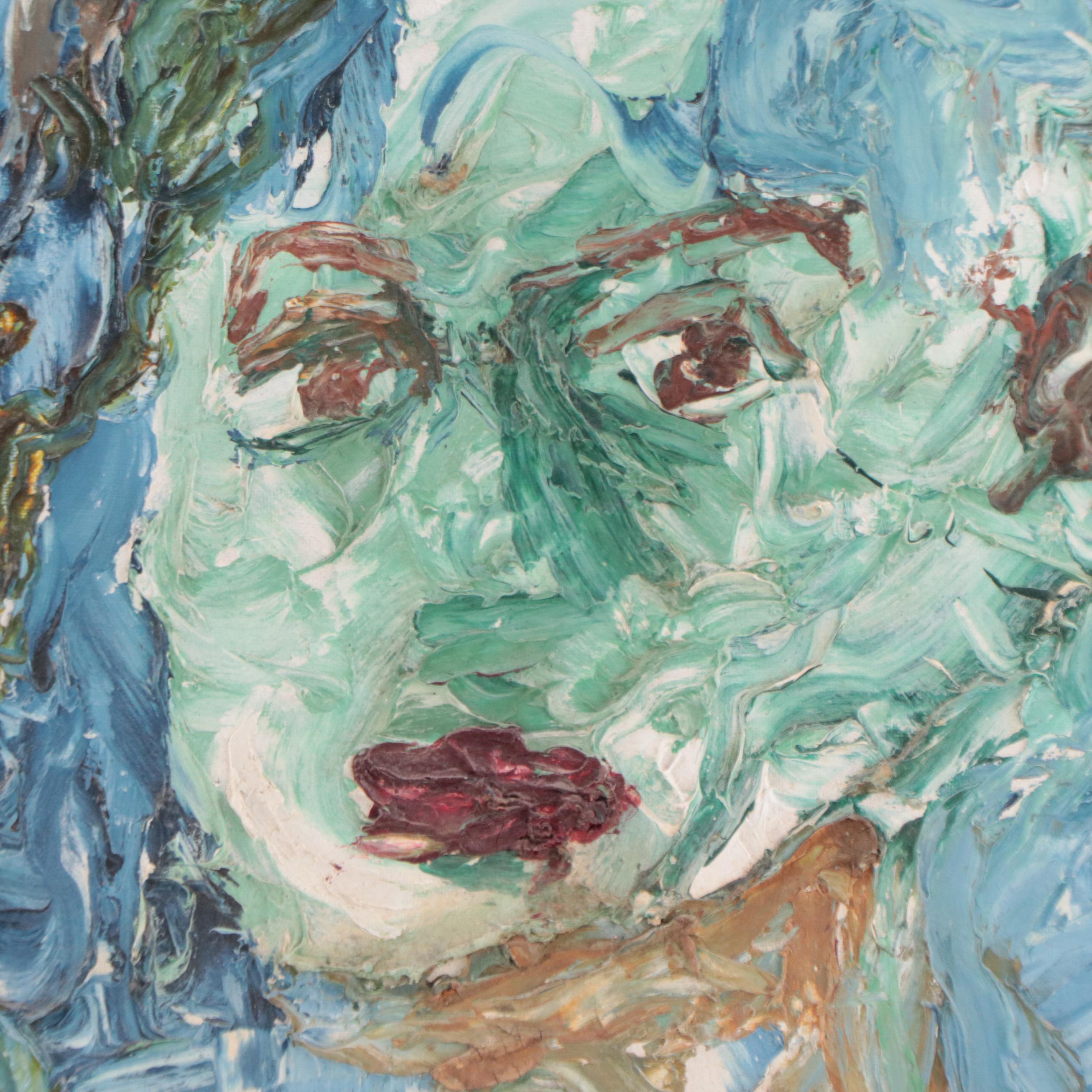 Abstract Portrait Oil Painting