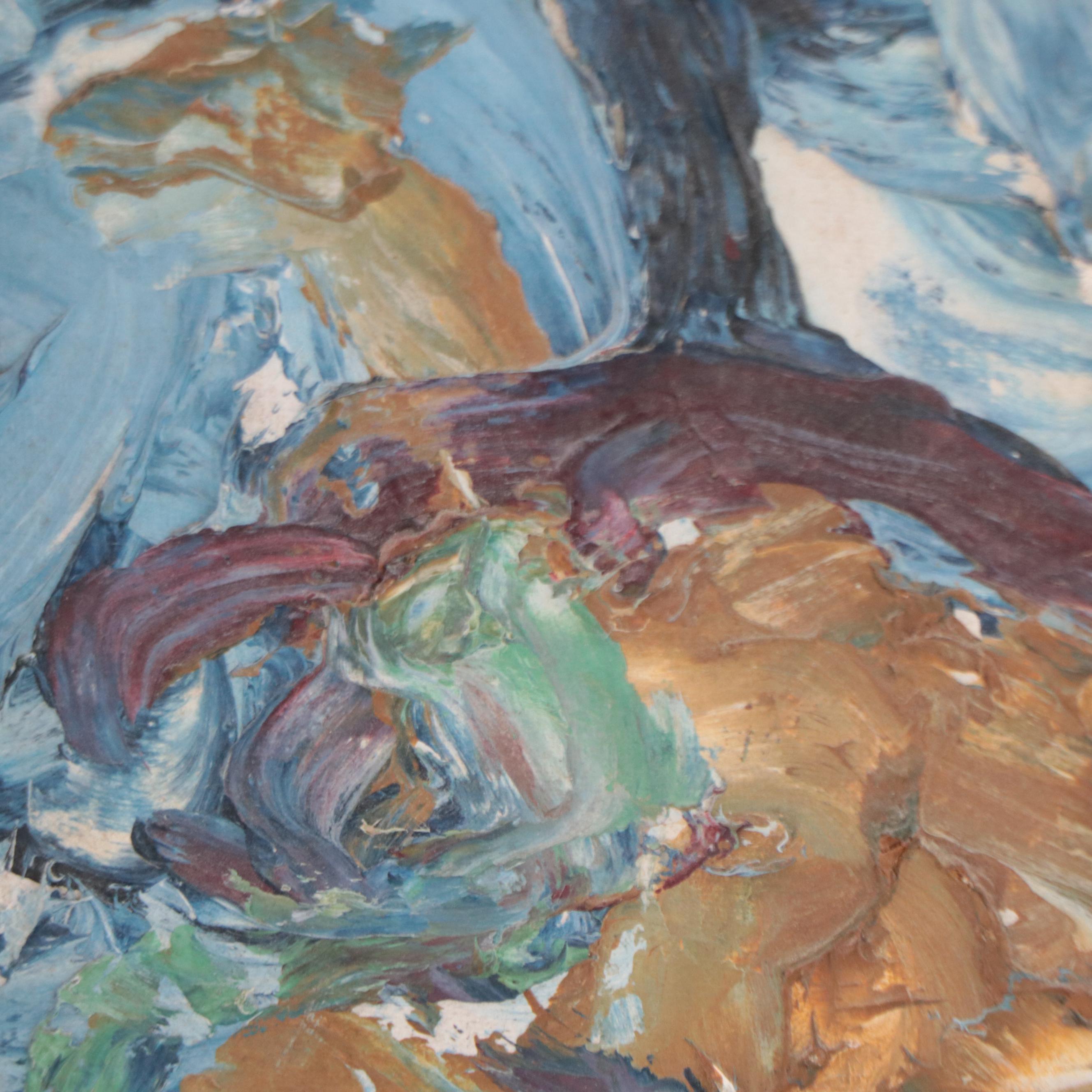 Abstract Portrait Oil Painting