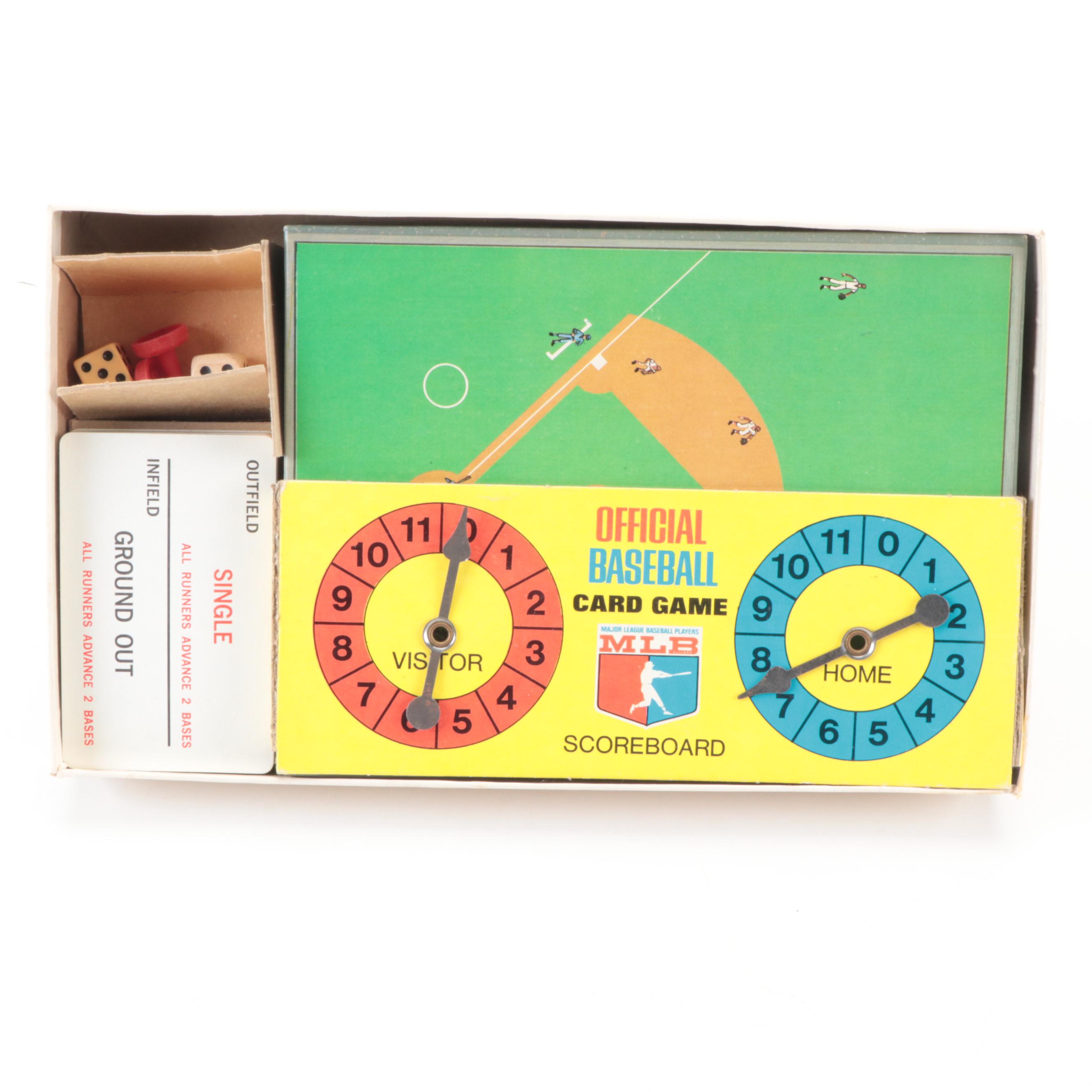 Milton-Bradley Official Baseball Card Game with Reproduction Draper-Maynard Sign