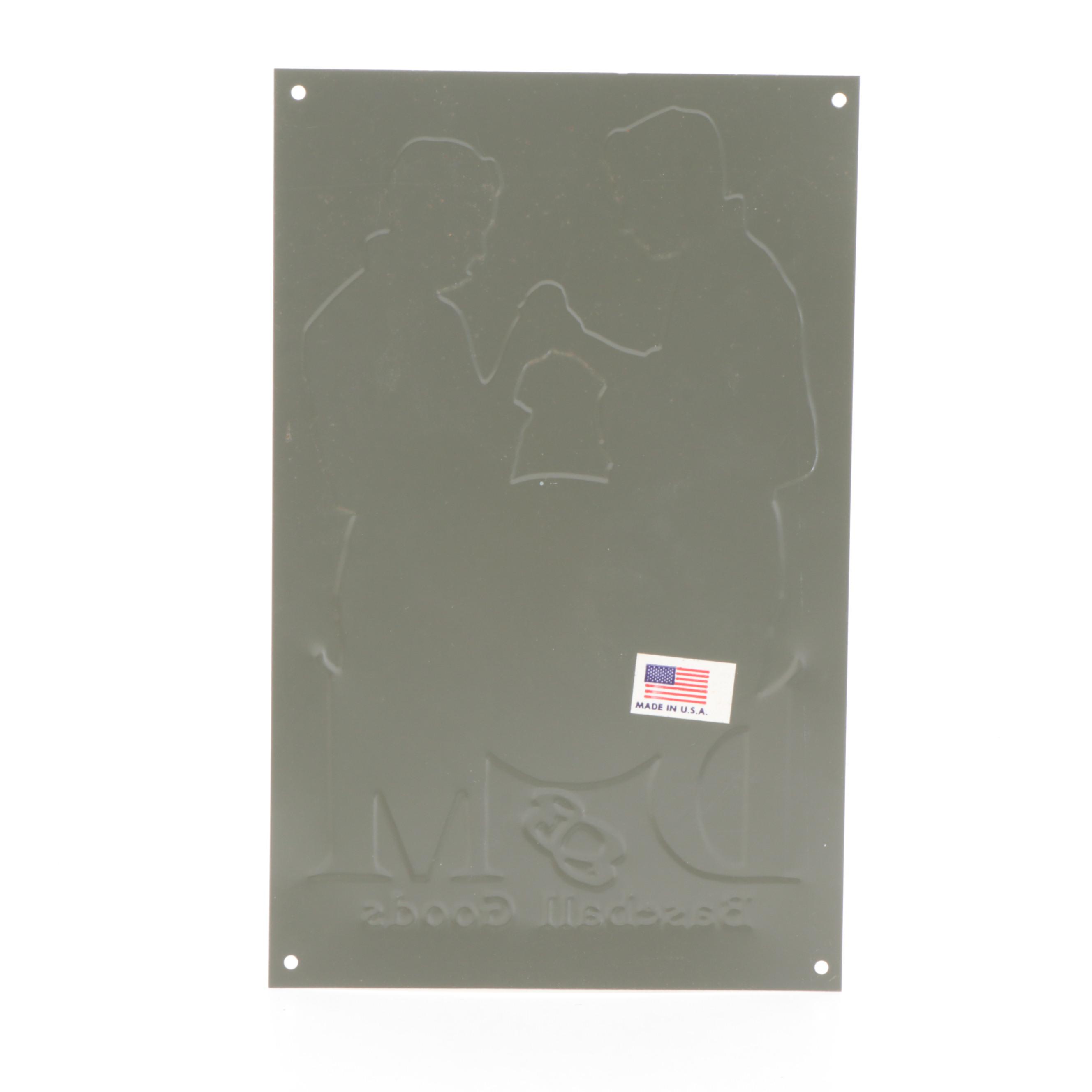 Milton-Bradley Official Baseball Card Game with Reproduction Draper-Maynard Sign