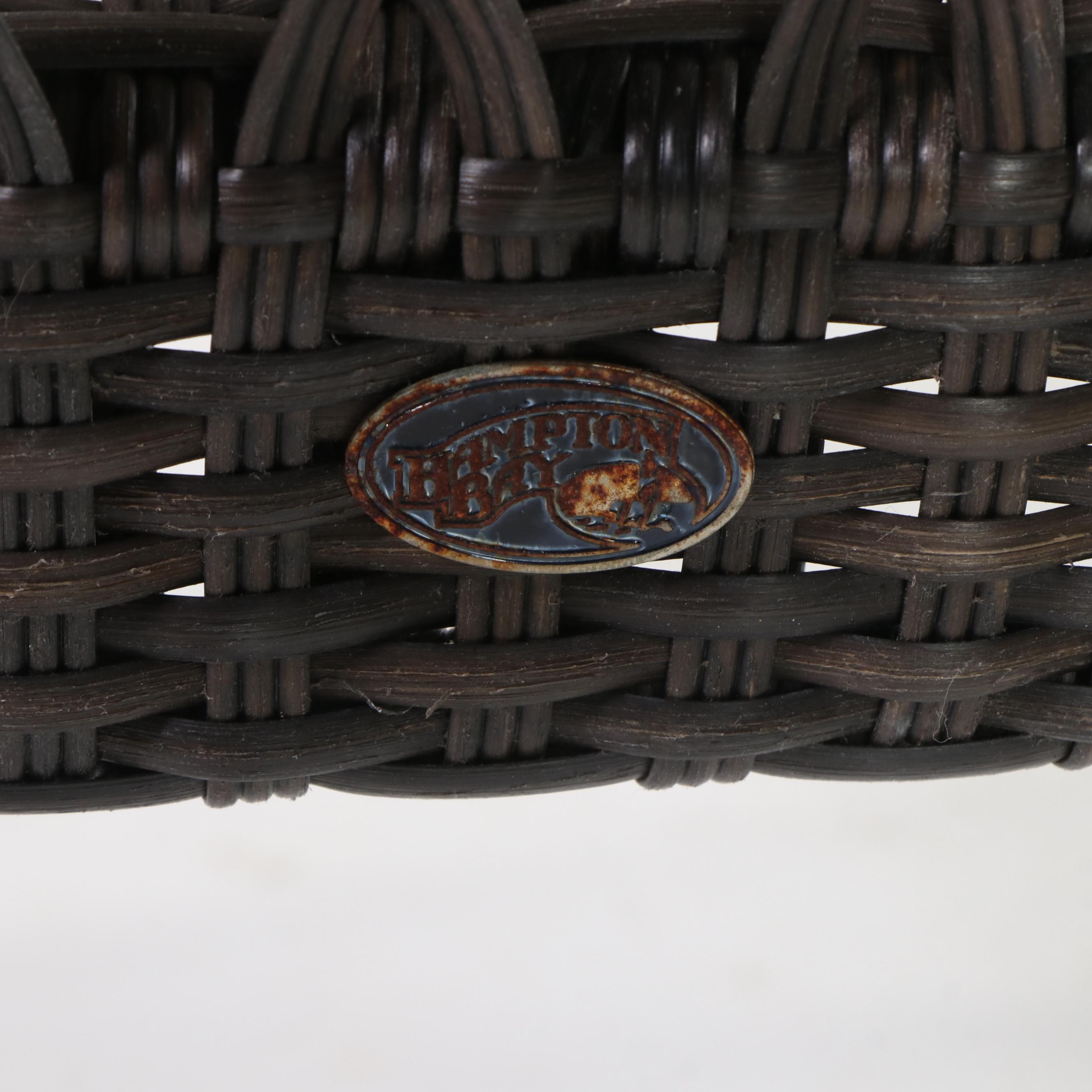 Resin Wicker Armchair, Contemporary