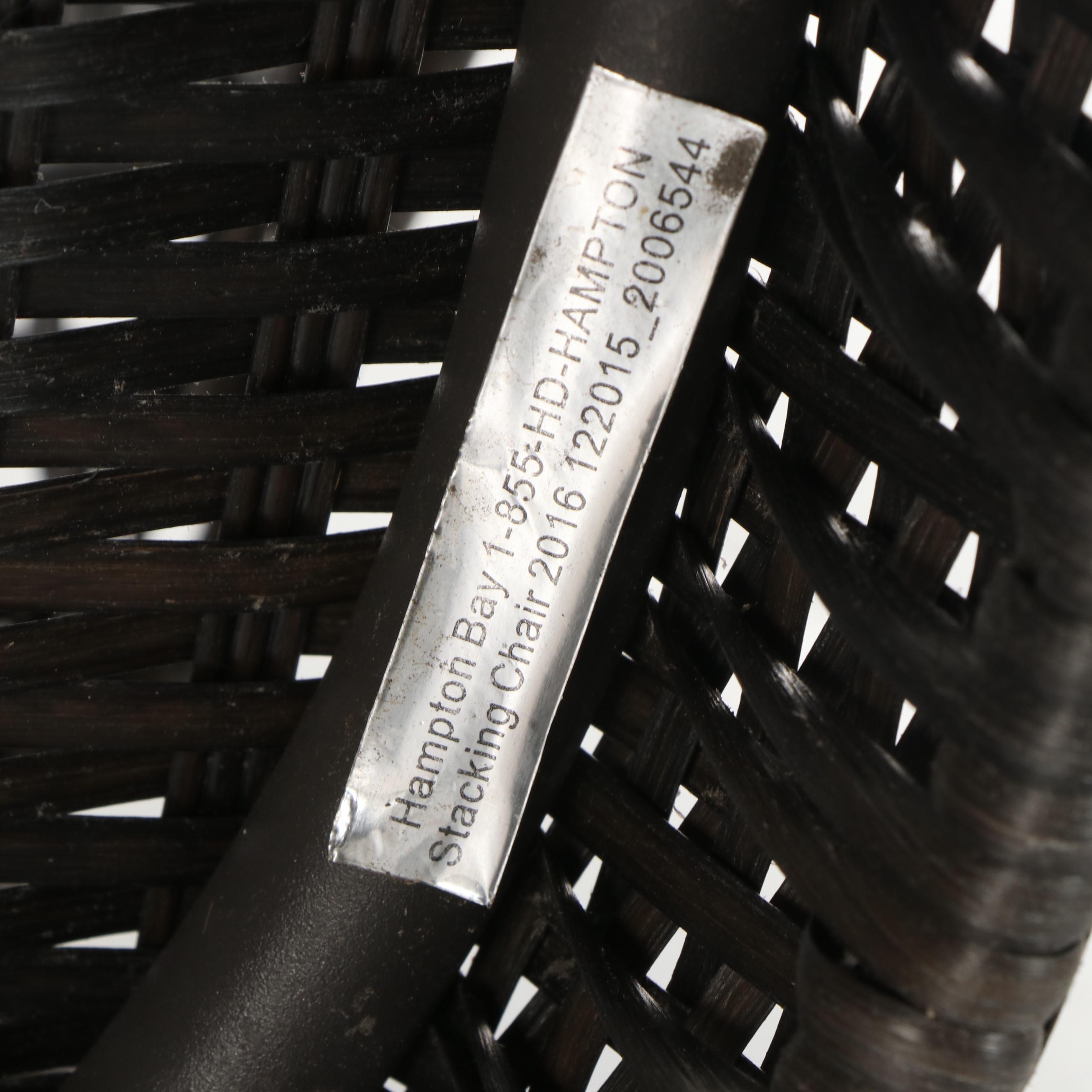 Resin Wicker Armchair, Contemporary