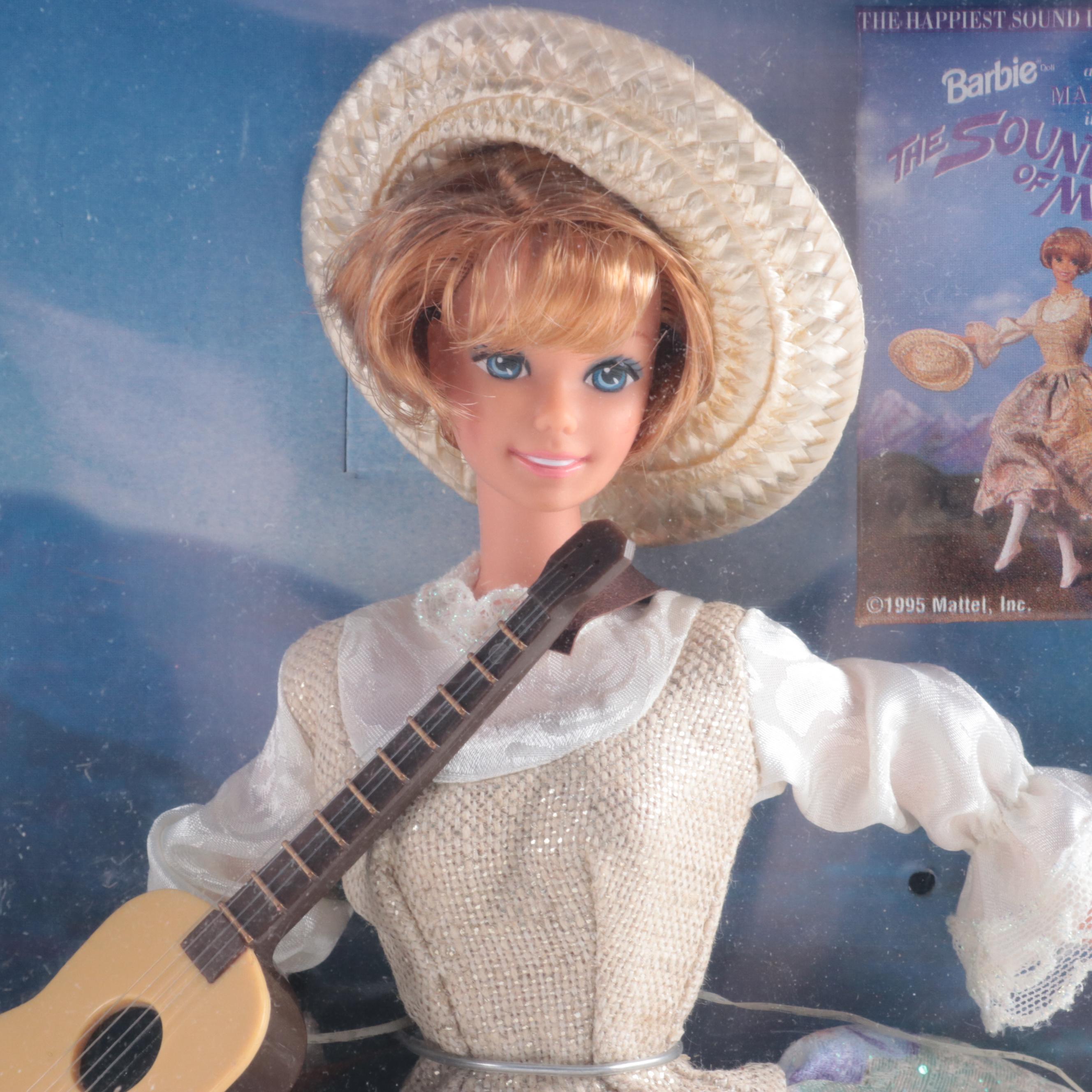 Mattel Barbie Dolls Inclusing Special Edition The Sound of Music, Wizard of Oz