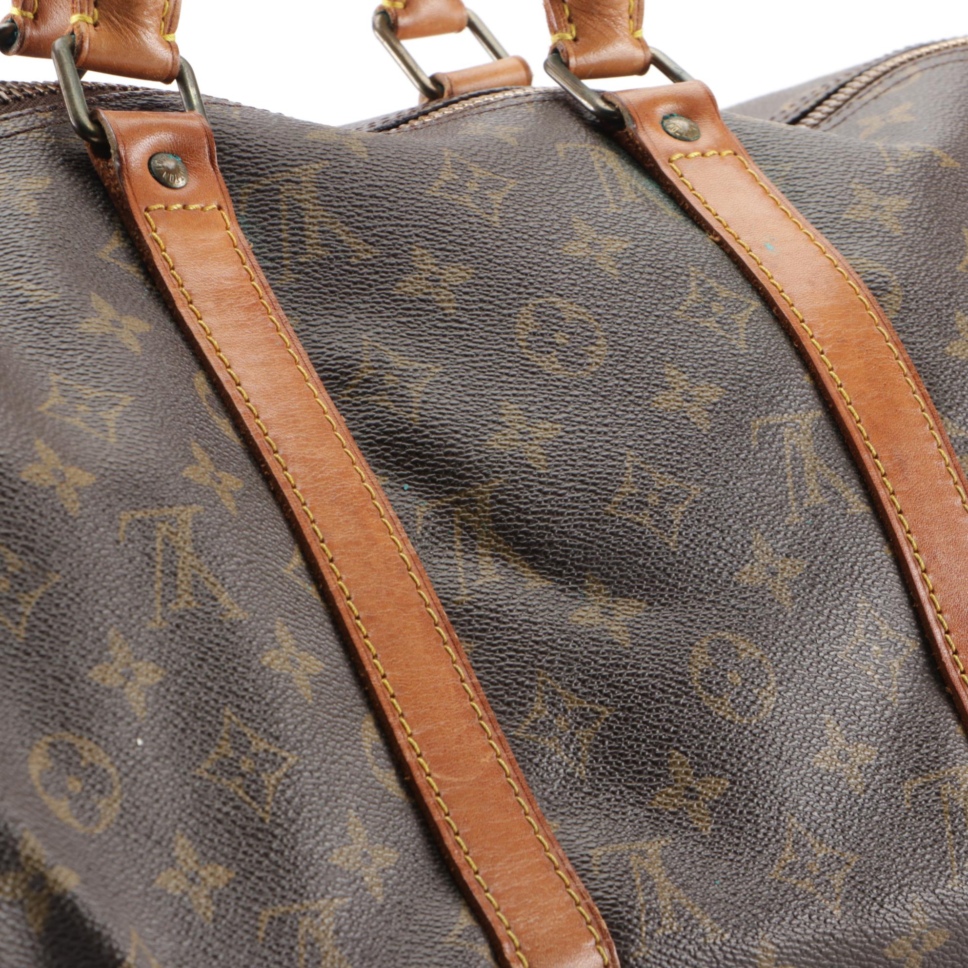 Louis Vuitton Keepall 50 in Monogram Canvas and Vachetta Leather