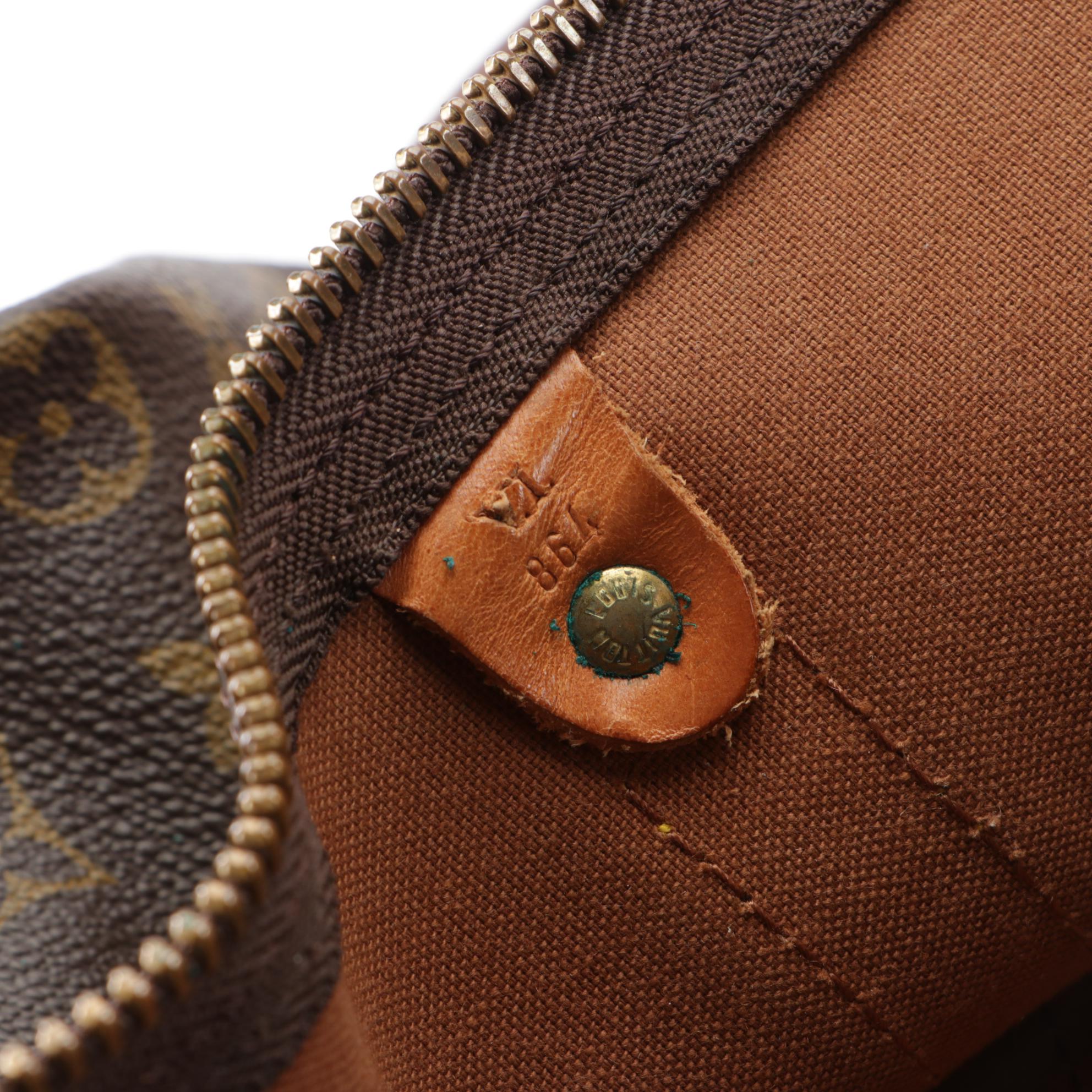 Louis Vuitton Keepall 50 in Monogram Canvas and Vachetta Leather