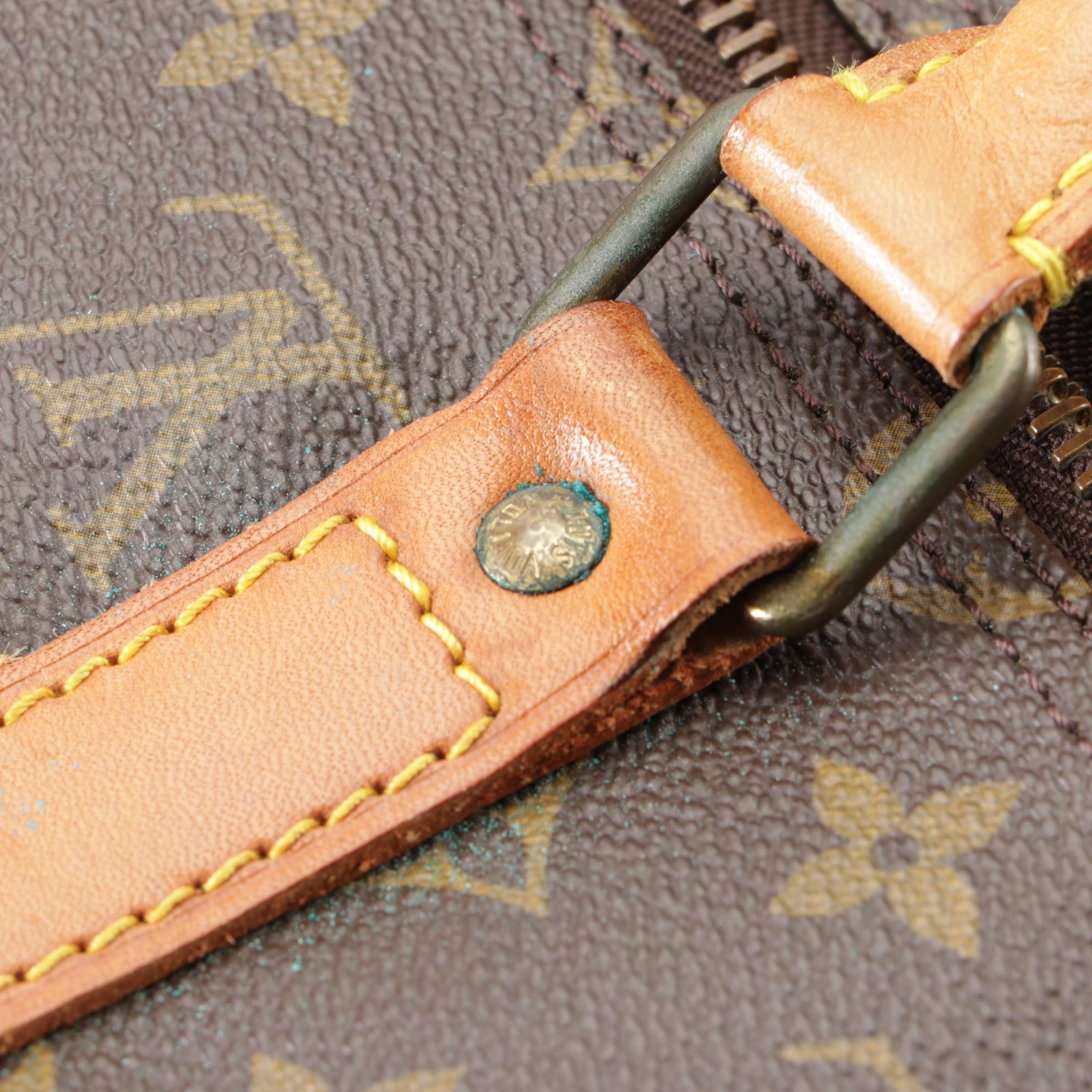 Louis Vuitton Keepall 50 in Monogram Canvas and Vachetta Leather