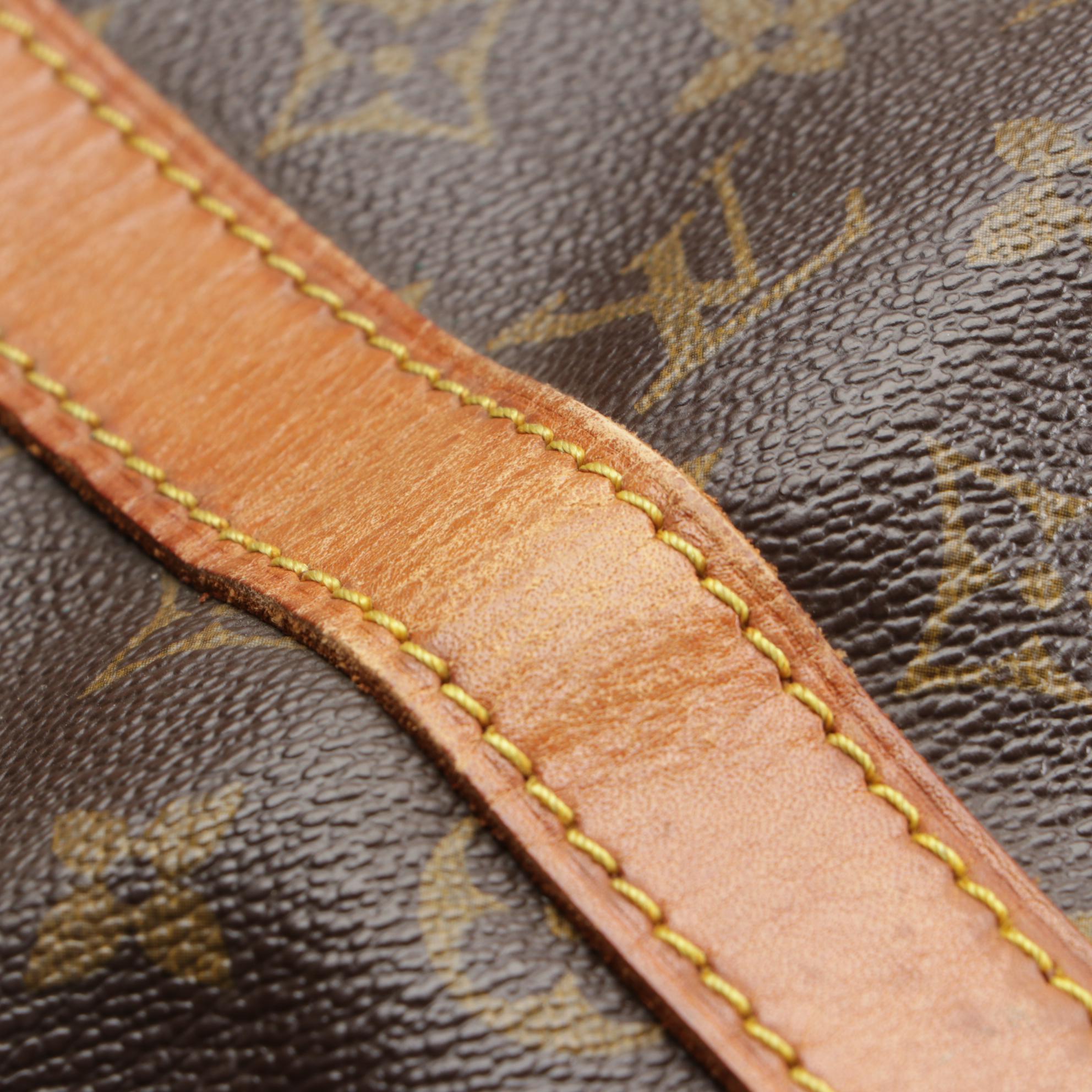 Louis Vuitton Keepall 50 in Monogram Canvas and Vachetta Leather