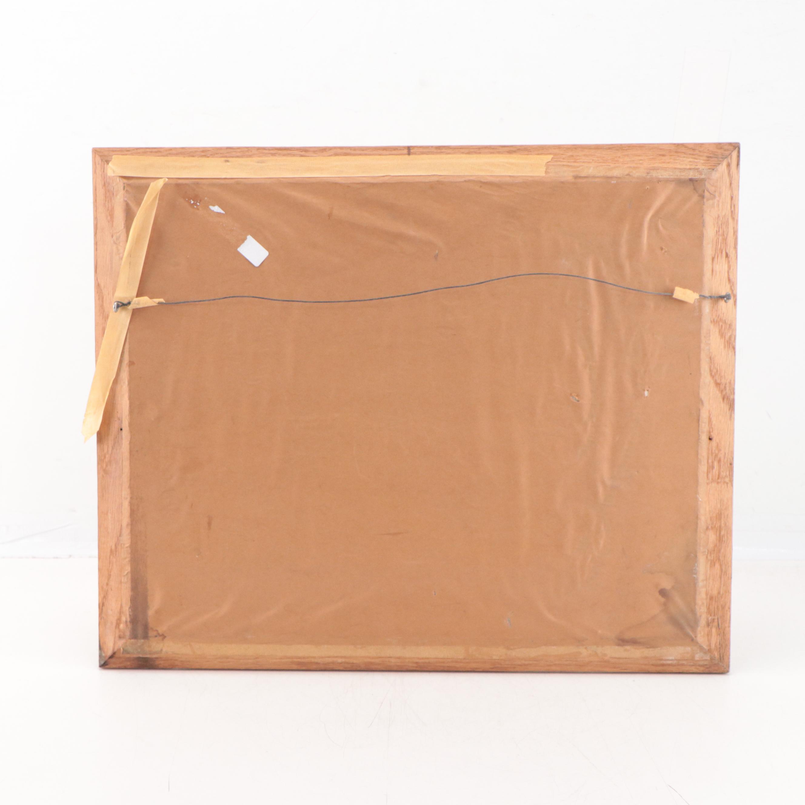 William Weisblatt Watercolor Painting of European Street Scene