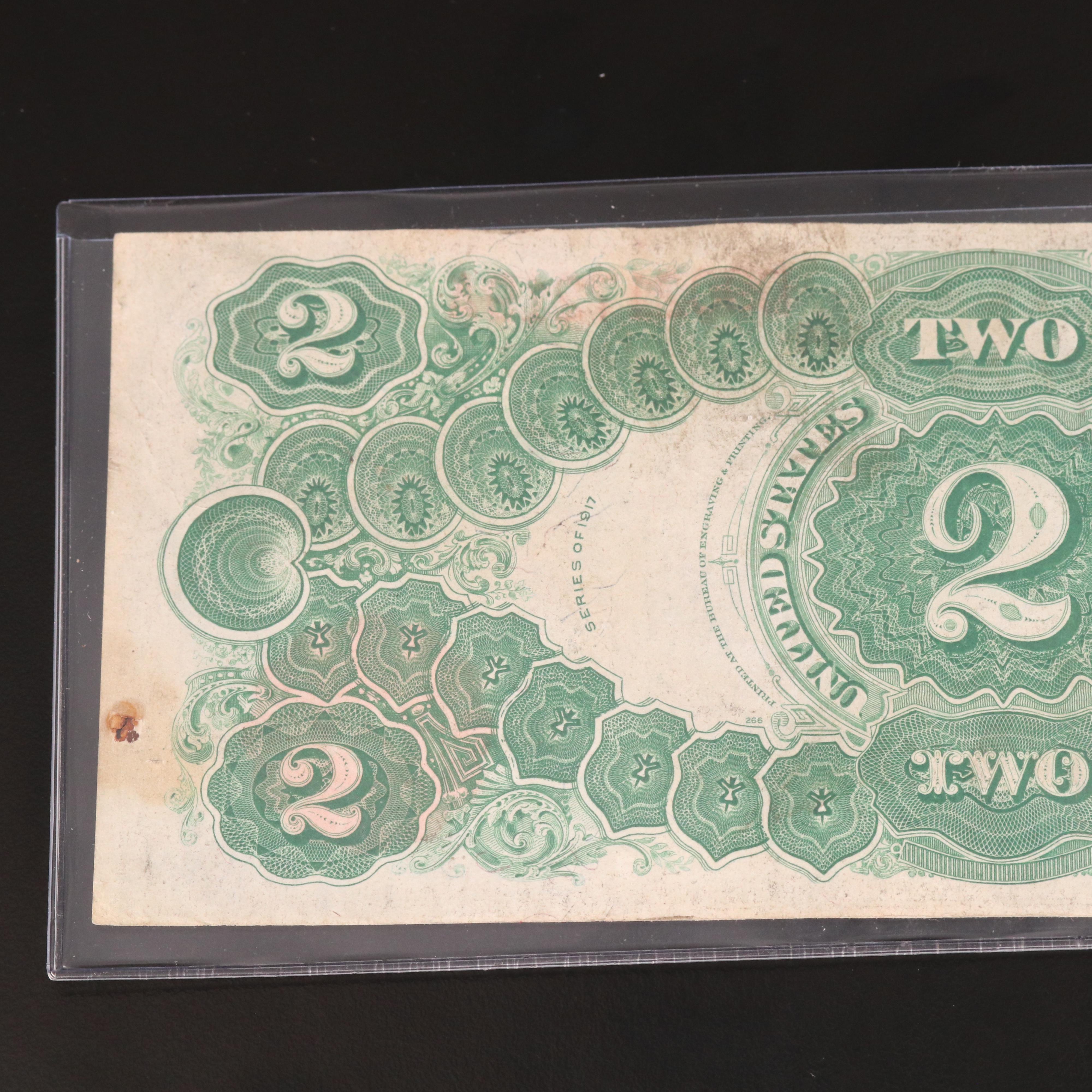 1917 $2 Legal Tender Note