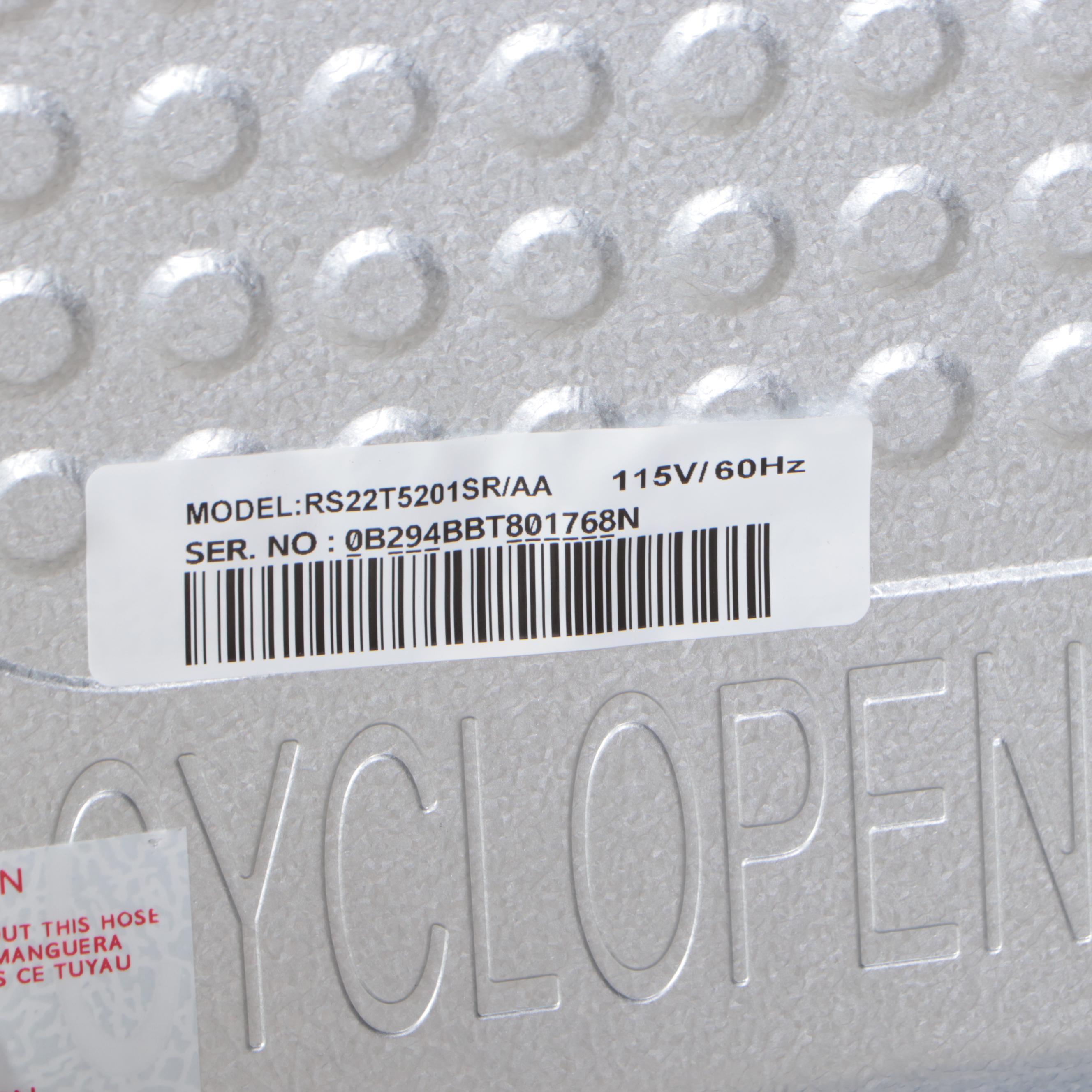 Samsung 22 Cu. Ft. Stainless Steel Counter Depth Side-by-Side Refrigerator