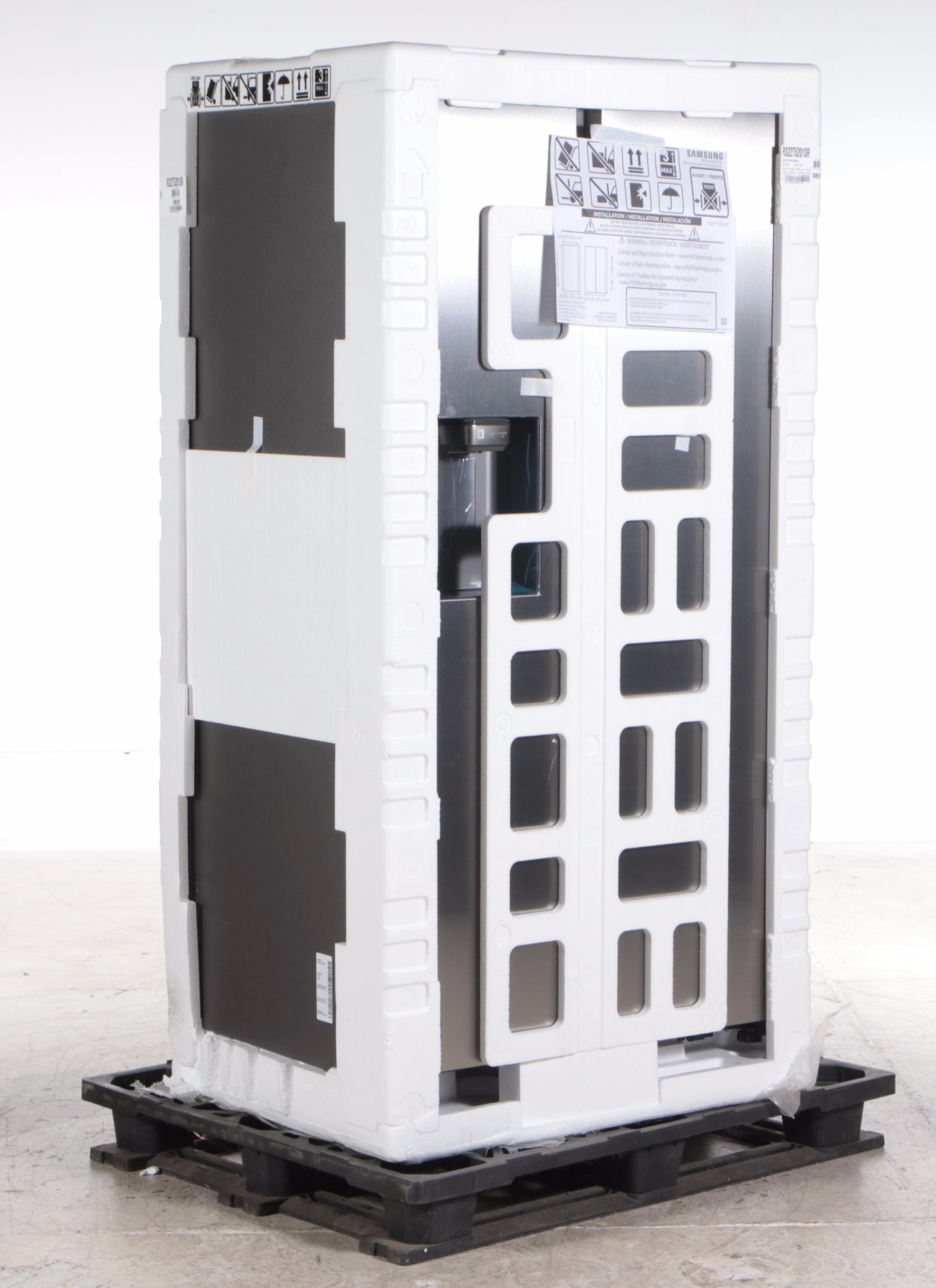 Samsung 22 Cu. Ft. Stainless Steel Counter Depth Side-by-Side Refrigerator