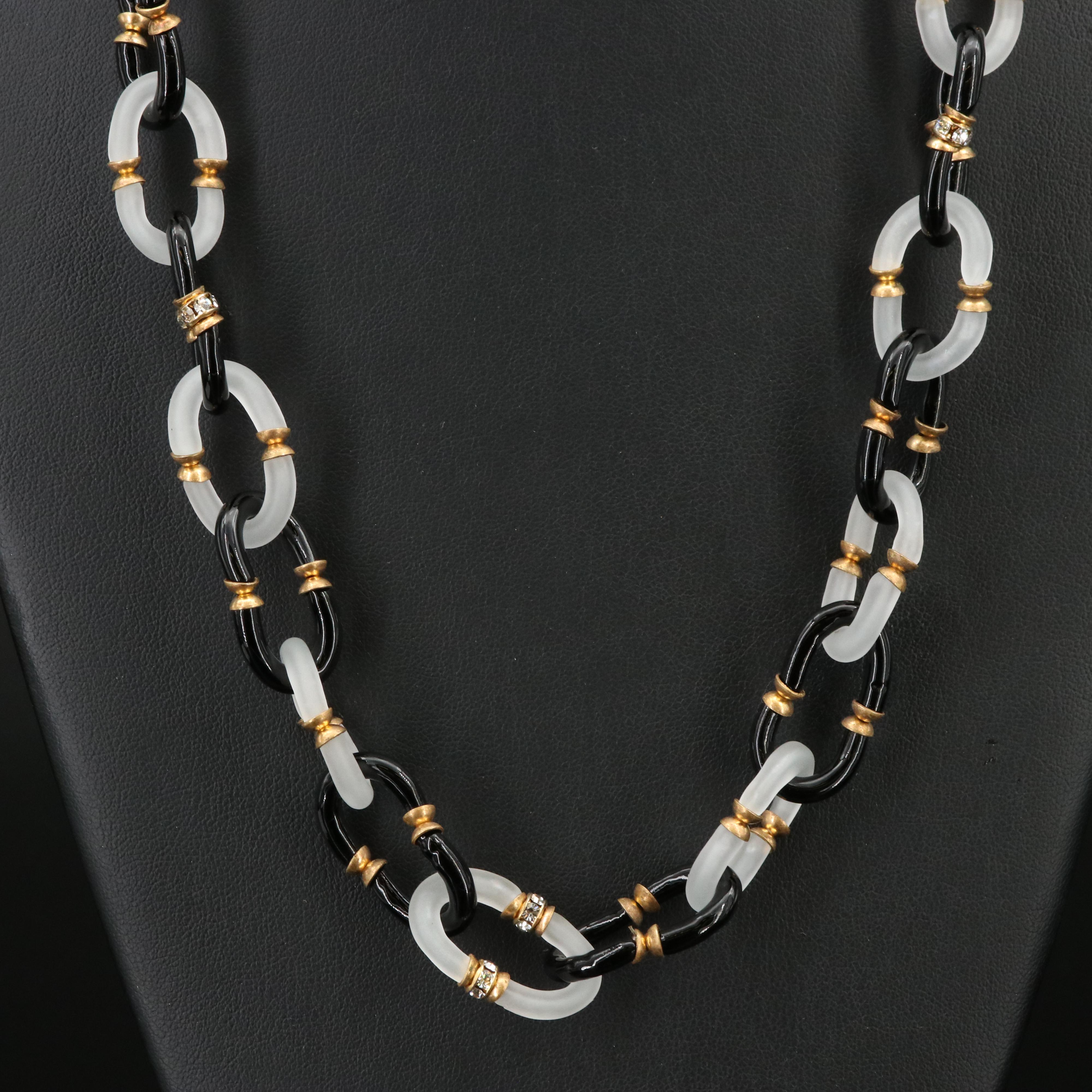 Archimede Seguso for Chanel Murano Glass Link Necklace