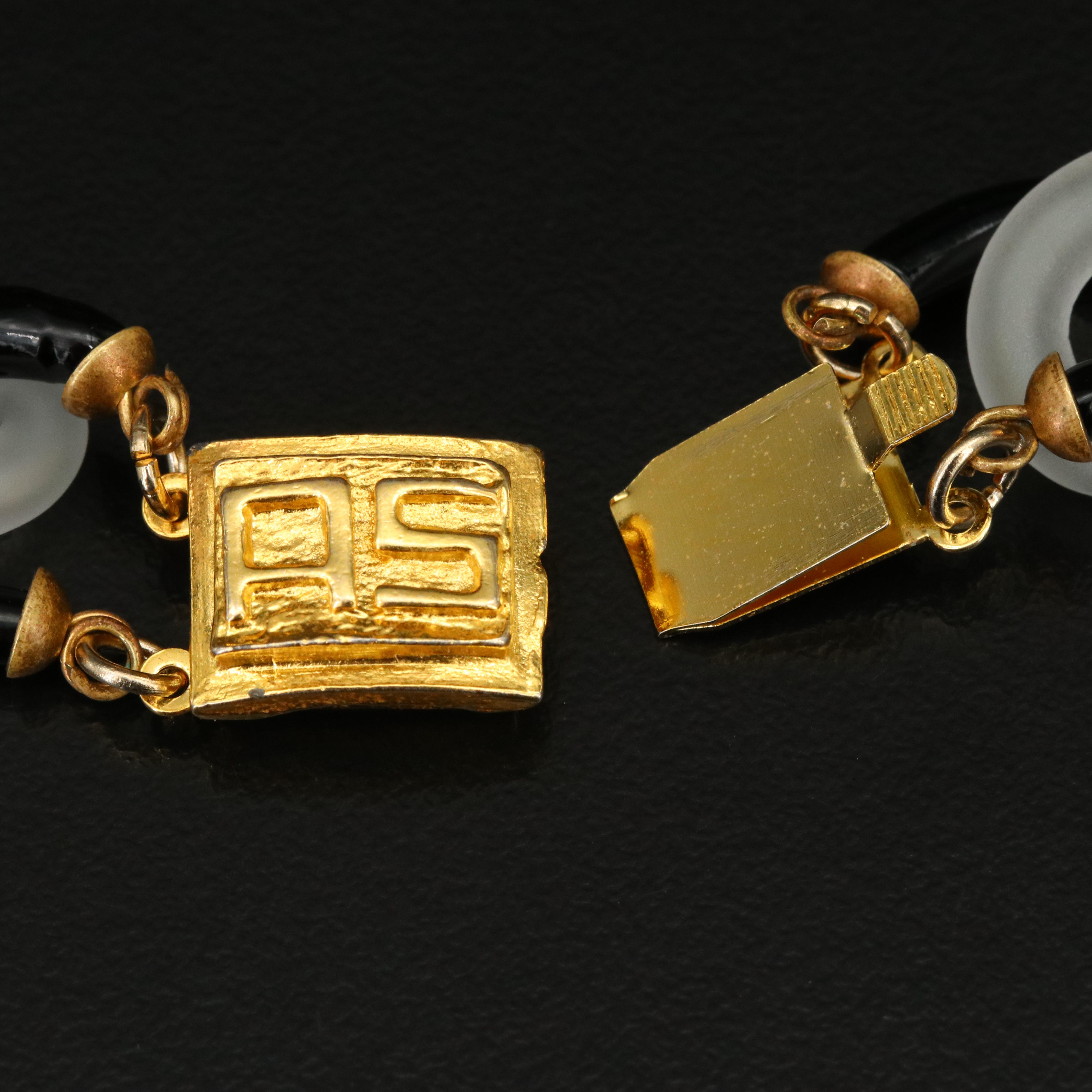 Archimede Seguso for Chanel Murano Glass Link Necklace