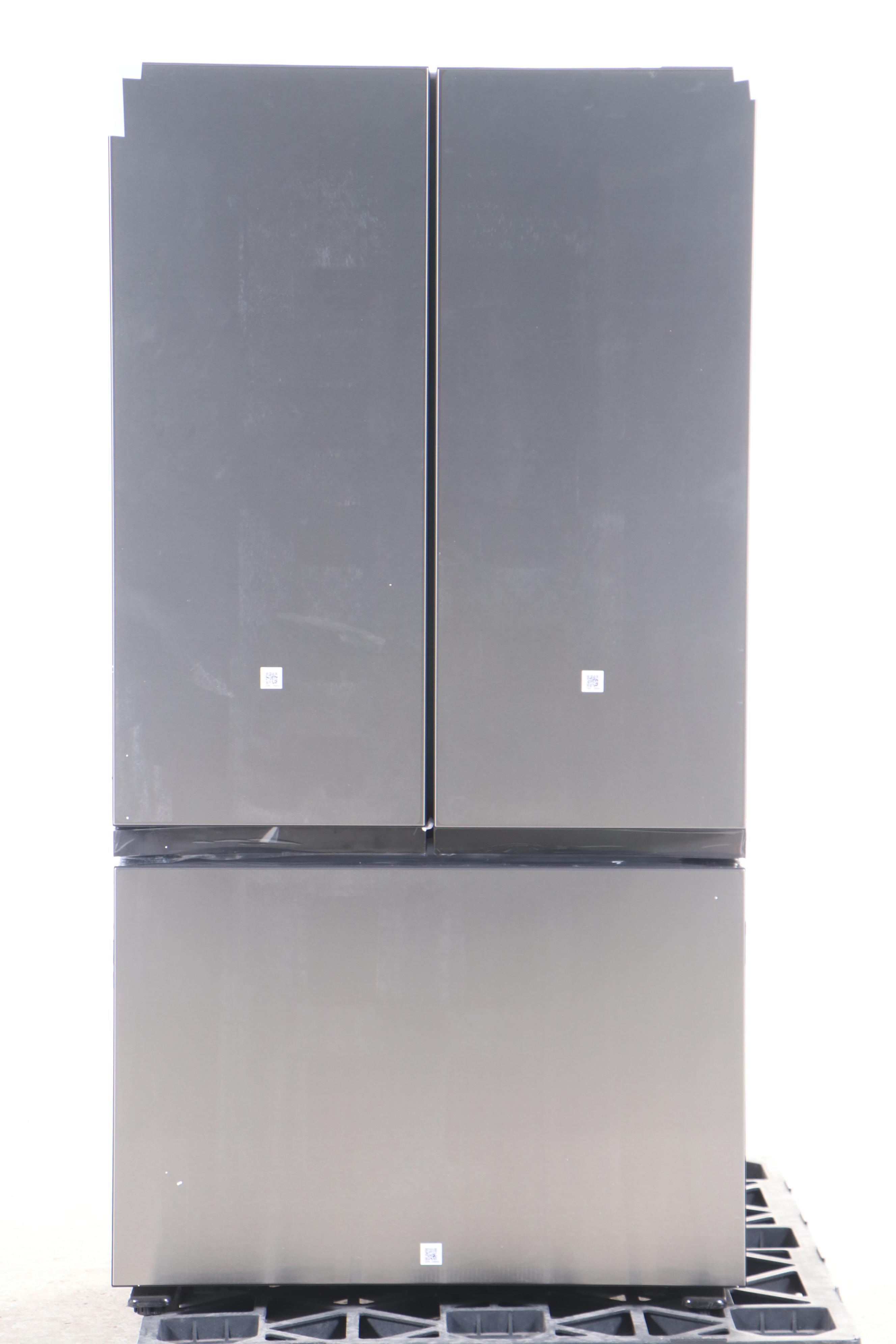 Samsung 30 Cu. Ft. Stainless Steel Bespoke Three-Door French Door Refrigerator