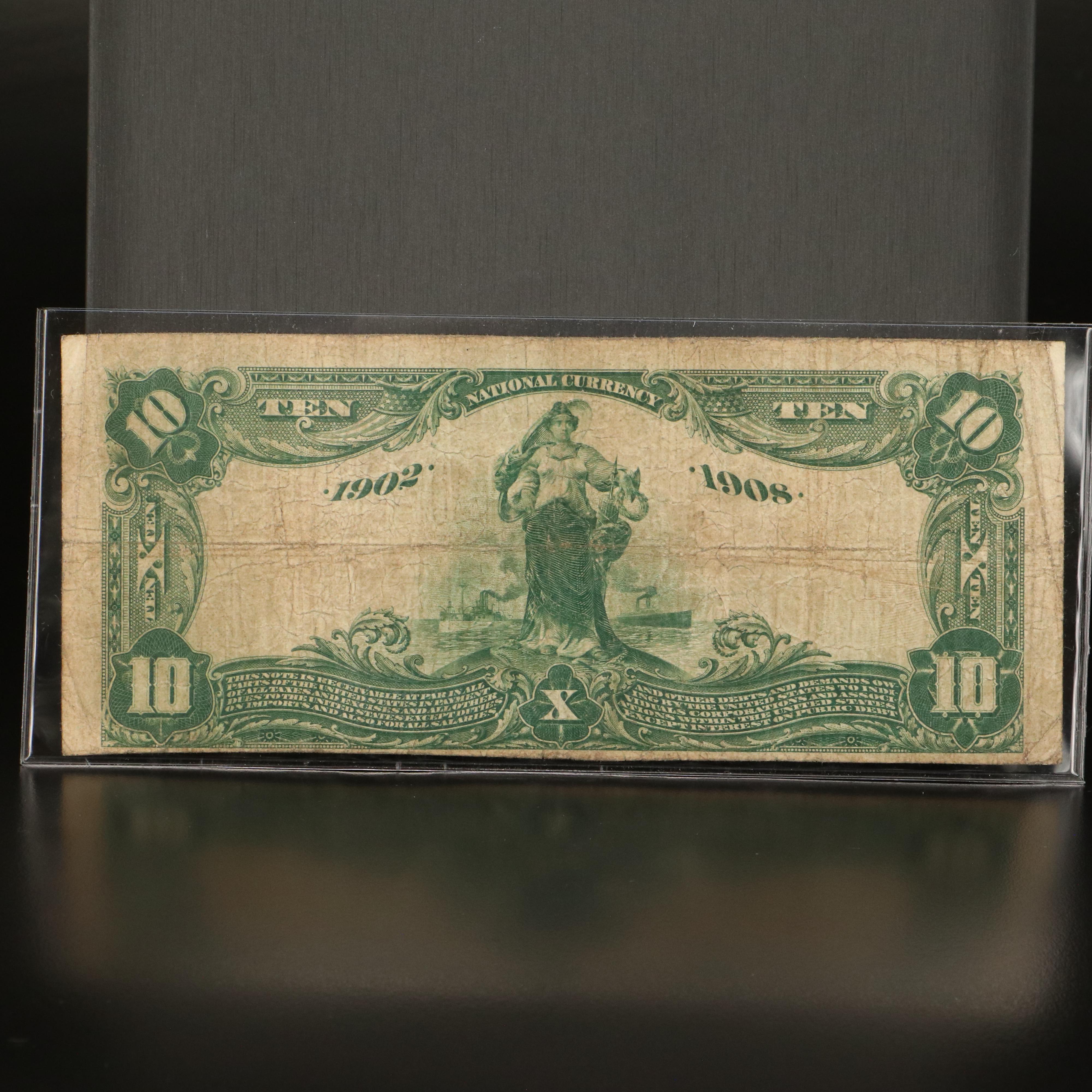 Large Size U.S. Ten Dollar National Bank Note, Series of 1902