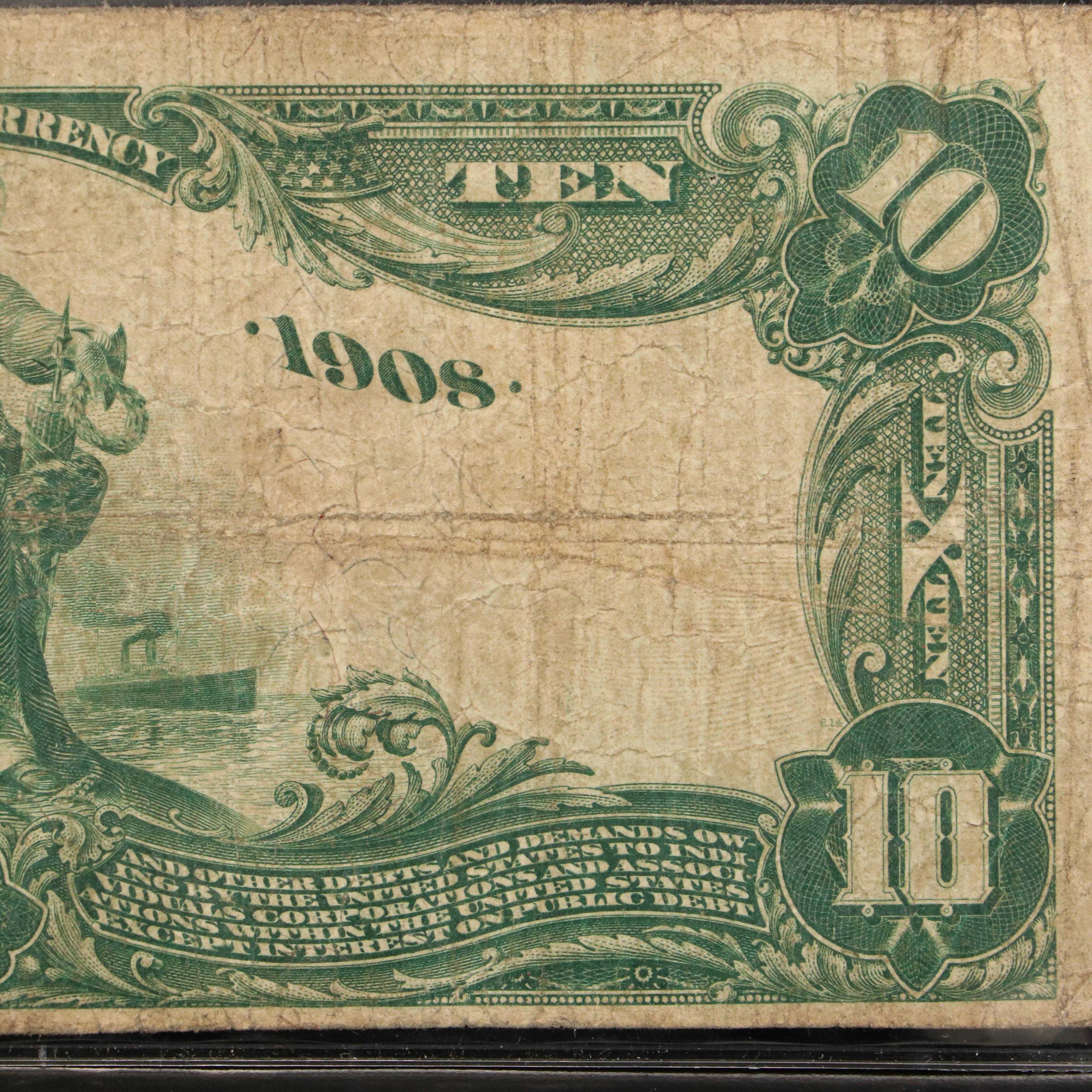 Large Size U.S. Ten Dollar National Bank Note, Series of 1902