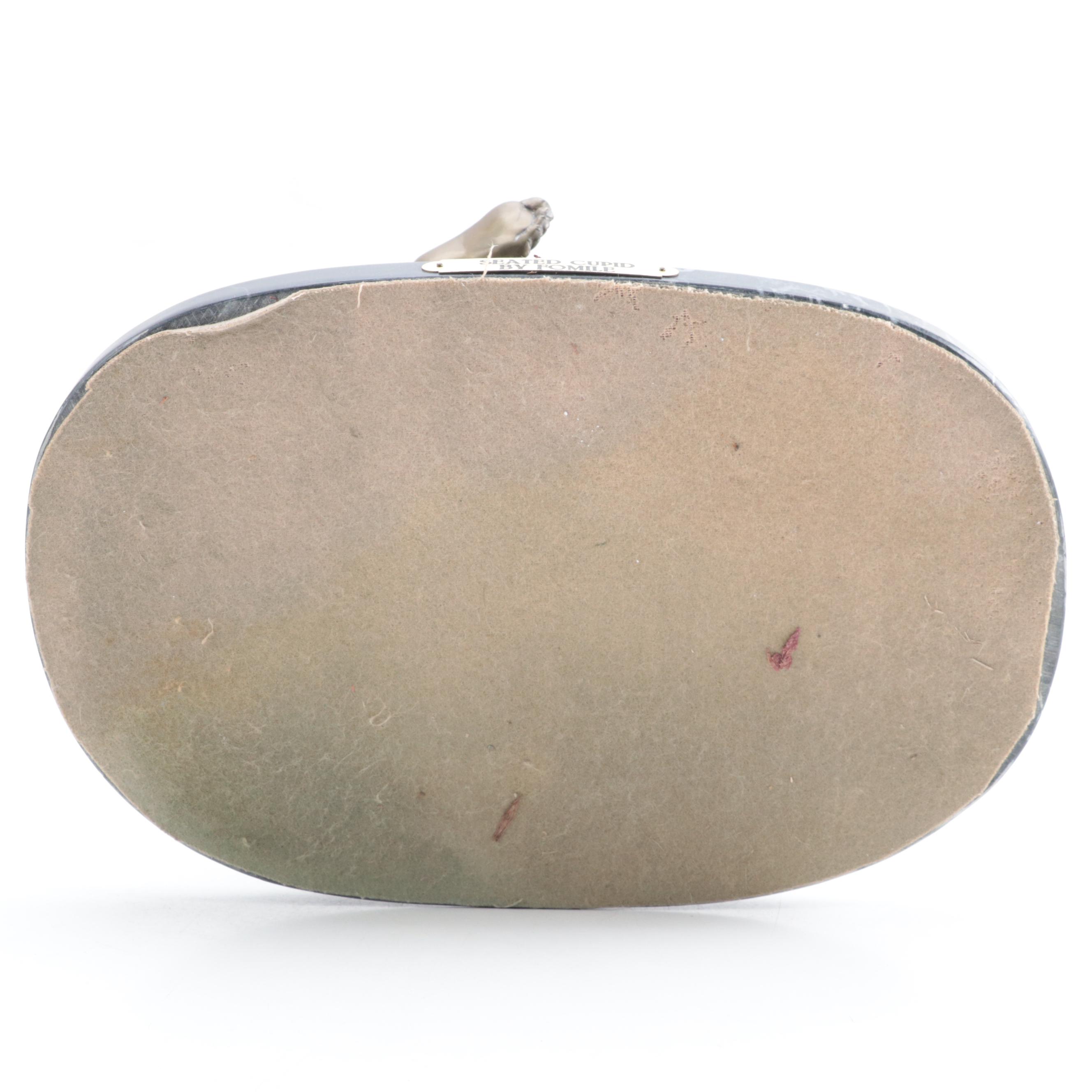 Bronze Sculpture "Seated Cupid"