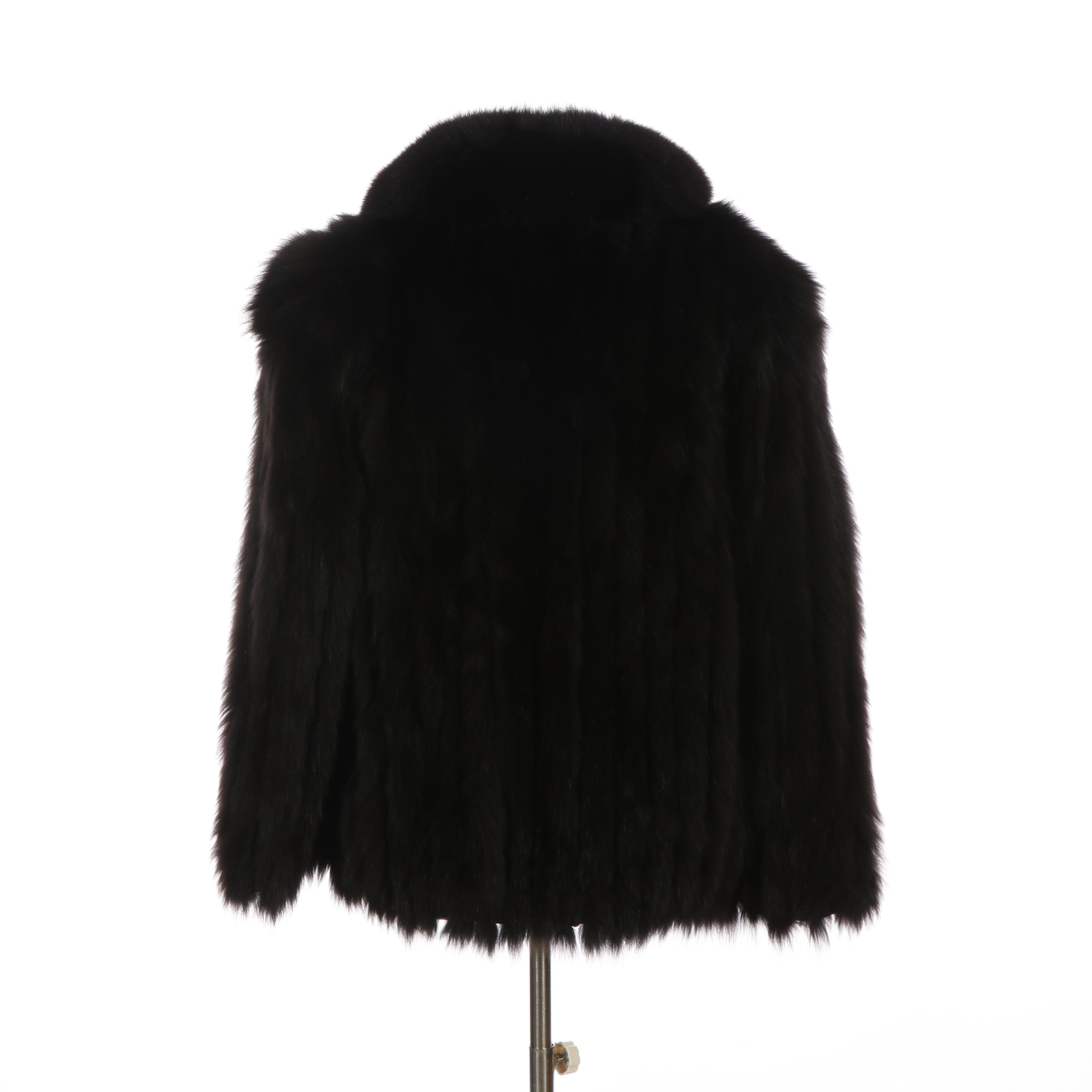 Scandinavian Fur Company Dyed Fox Fur Coat